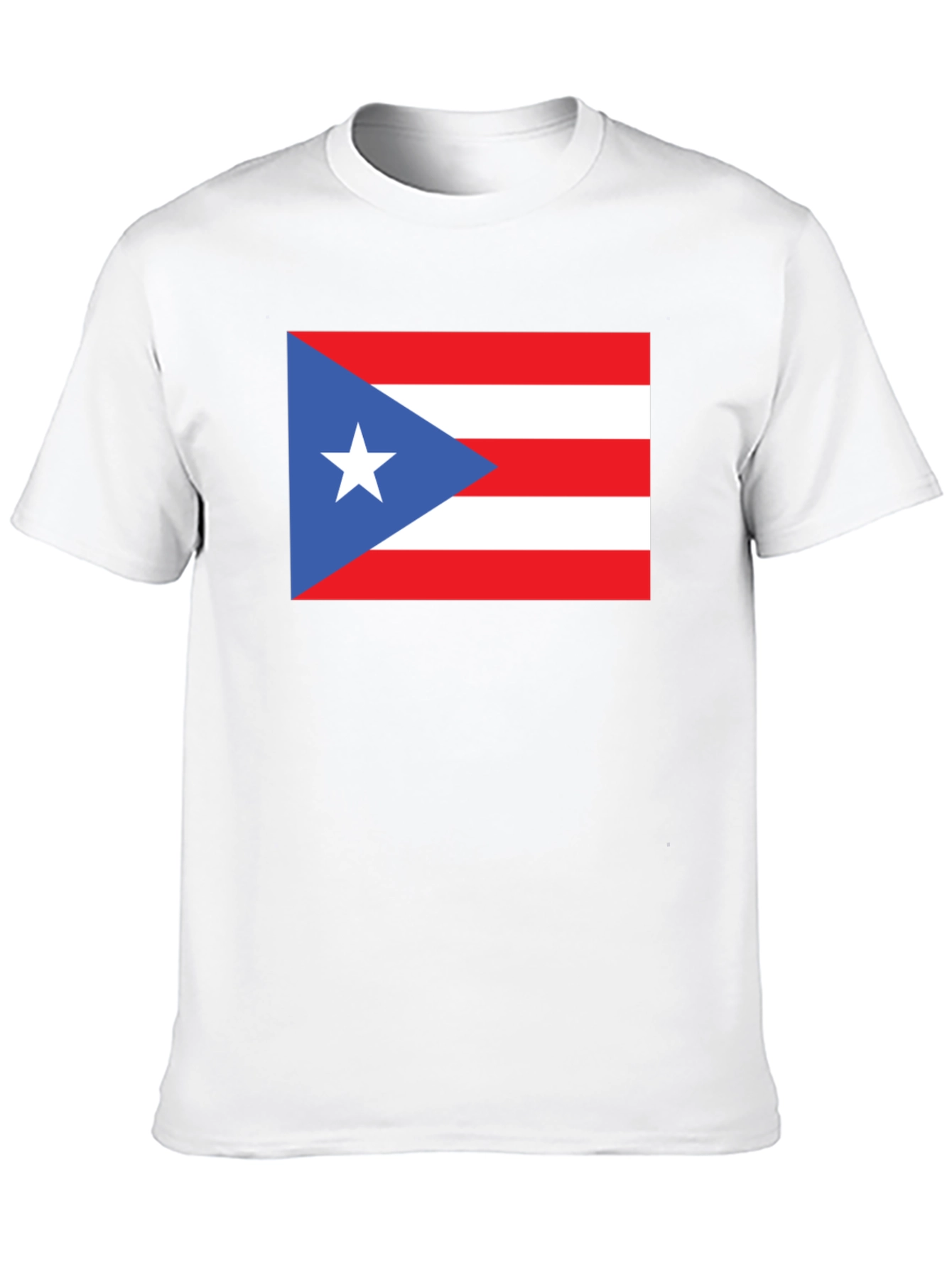 Puerto Rico Flag Graphic Tee - Black