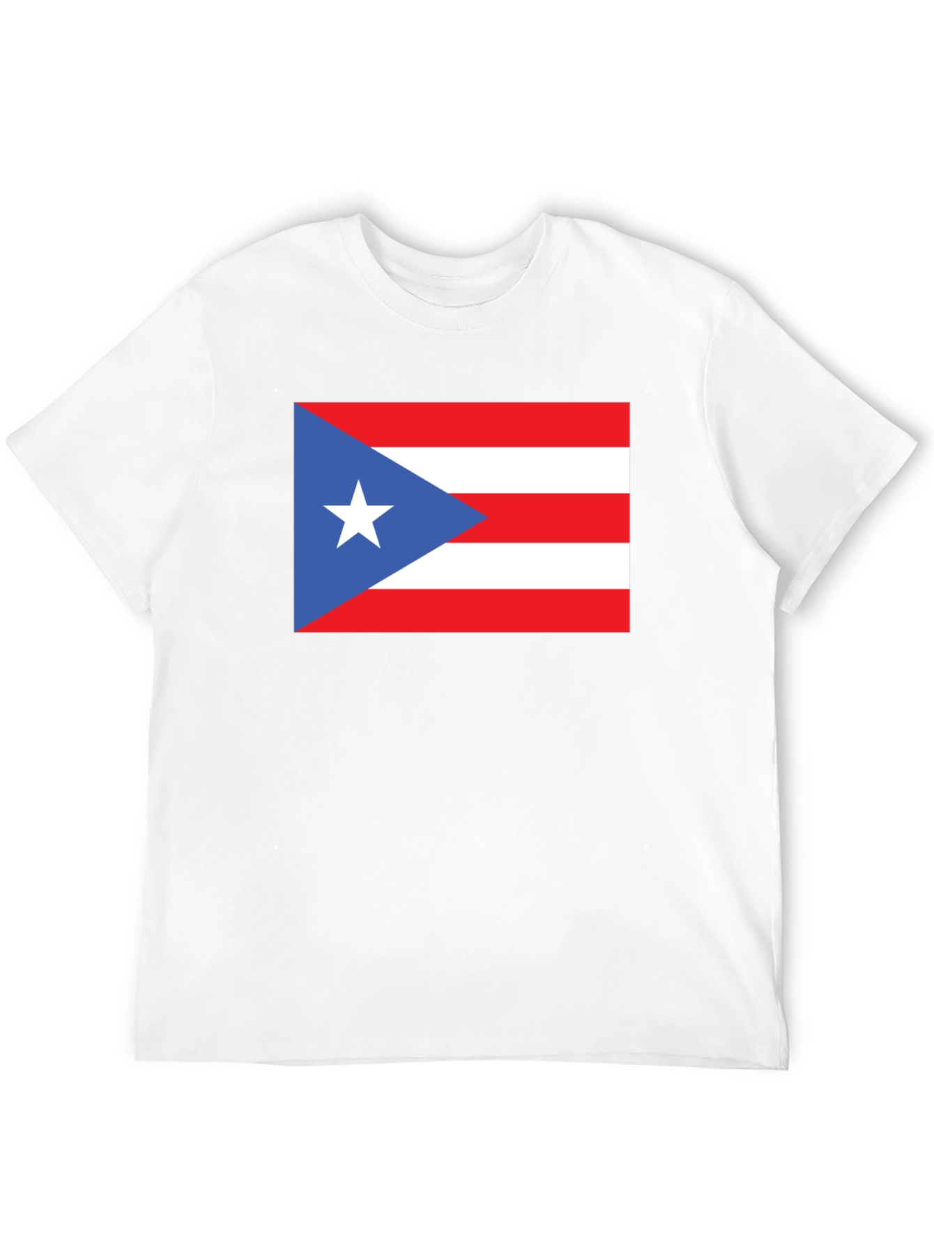 Puerto Rico Flag Graphic Tee - Black