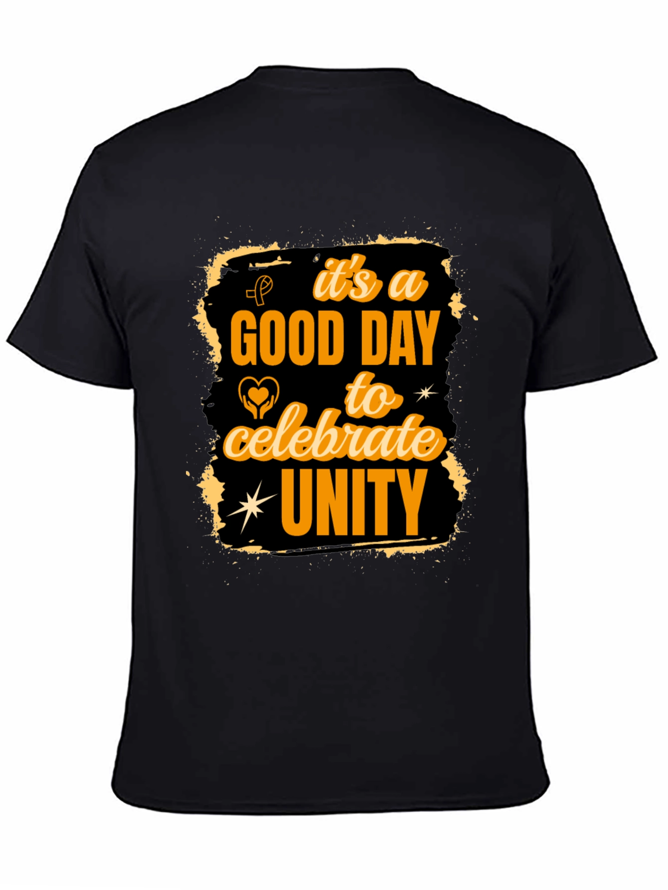 Unity Celebration Graphic Tee - Black