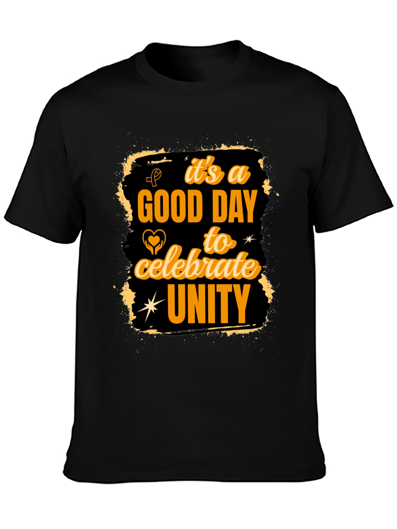 Unity Celebration Graphic Tee - Black