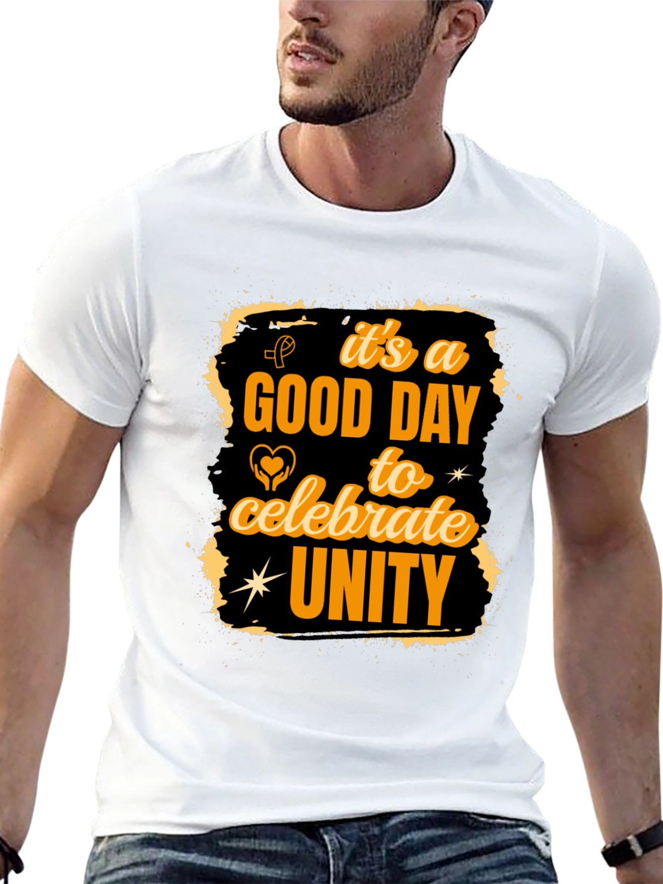 Unity Celebration Graphic Tee - Black