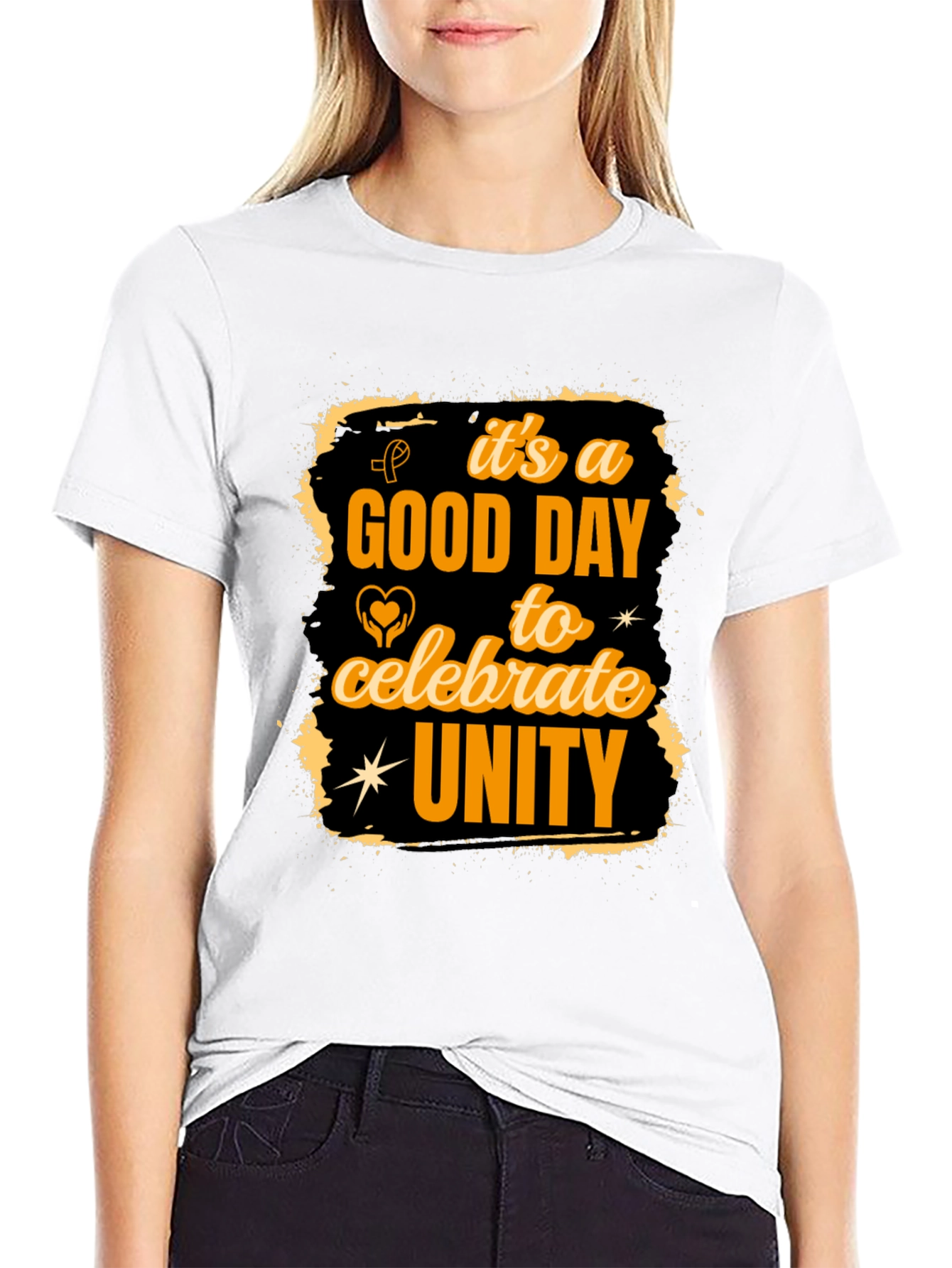 Unity Celebration Graphic Tee - Black