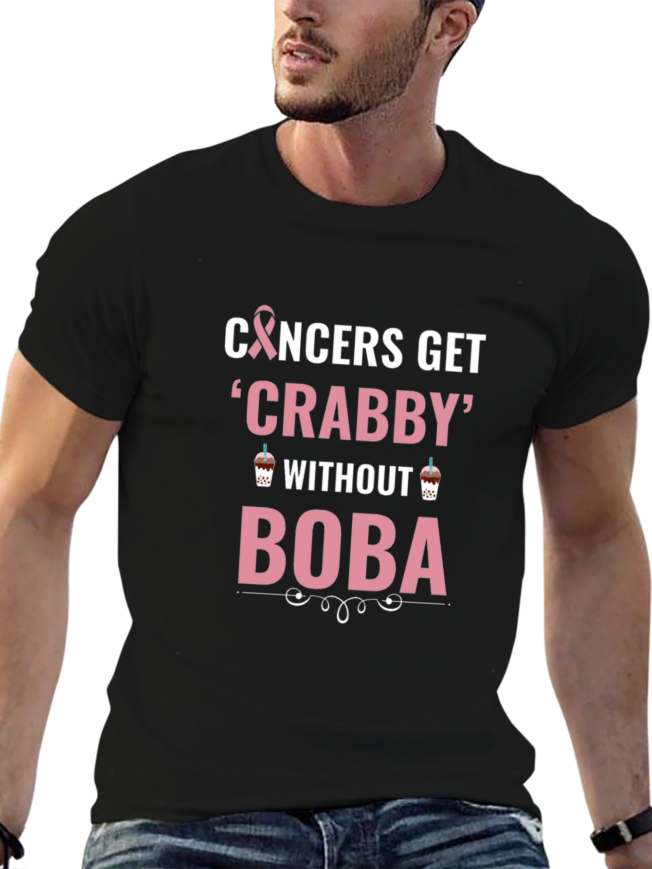 Cancers Get Crabby Without Boba T-Shirt