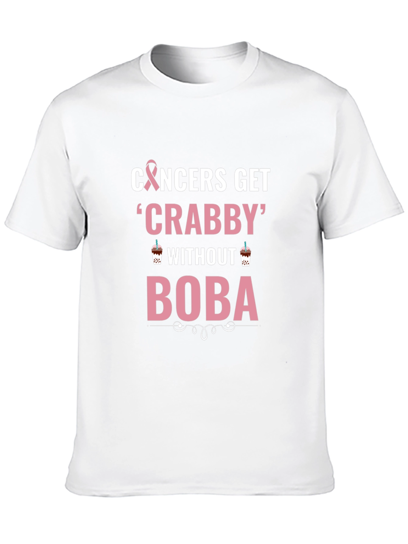 Cancers Get Crabby Without Boba T-Shirt