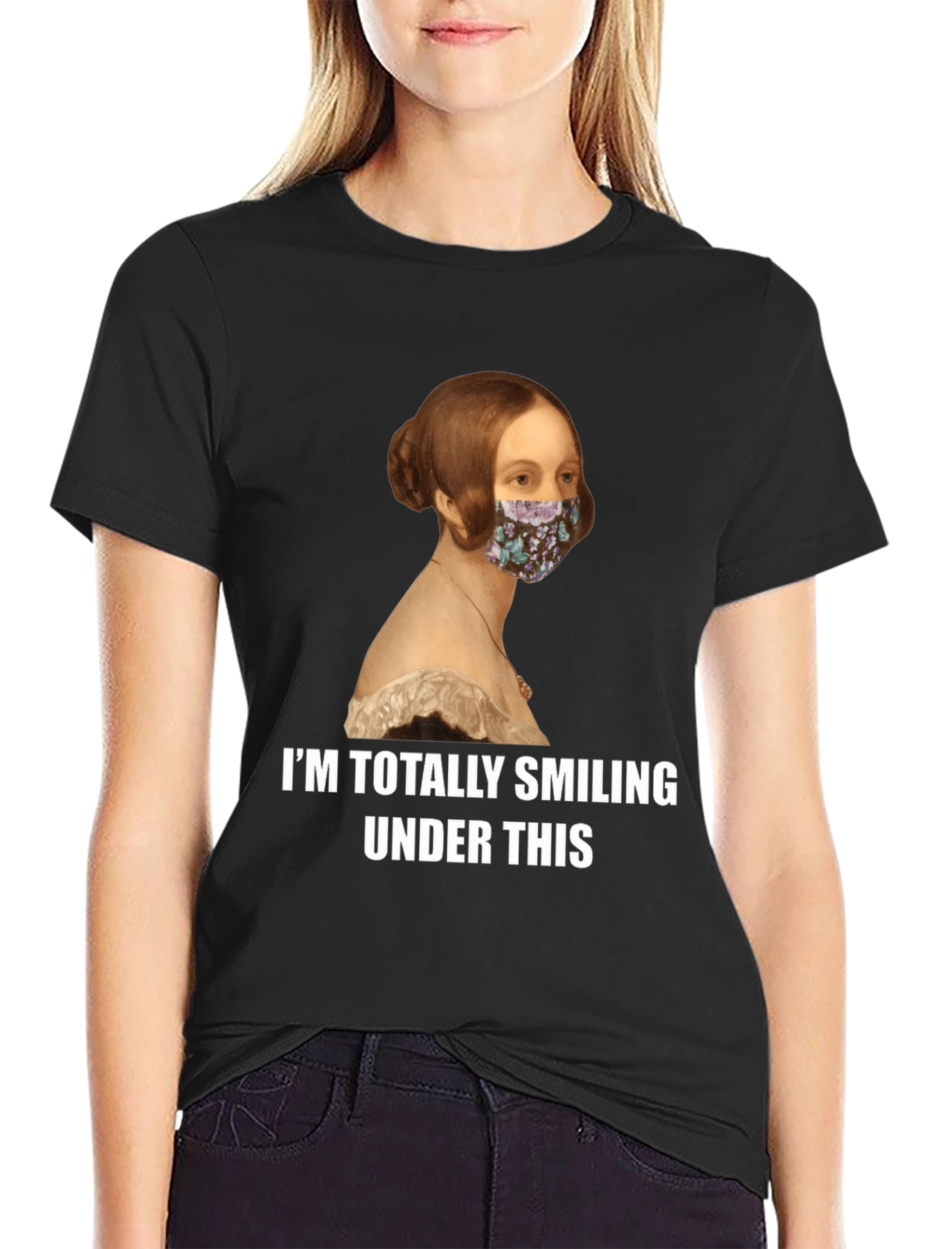 Humorous Face Mask T-Shirt