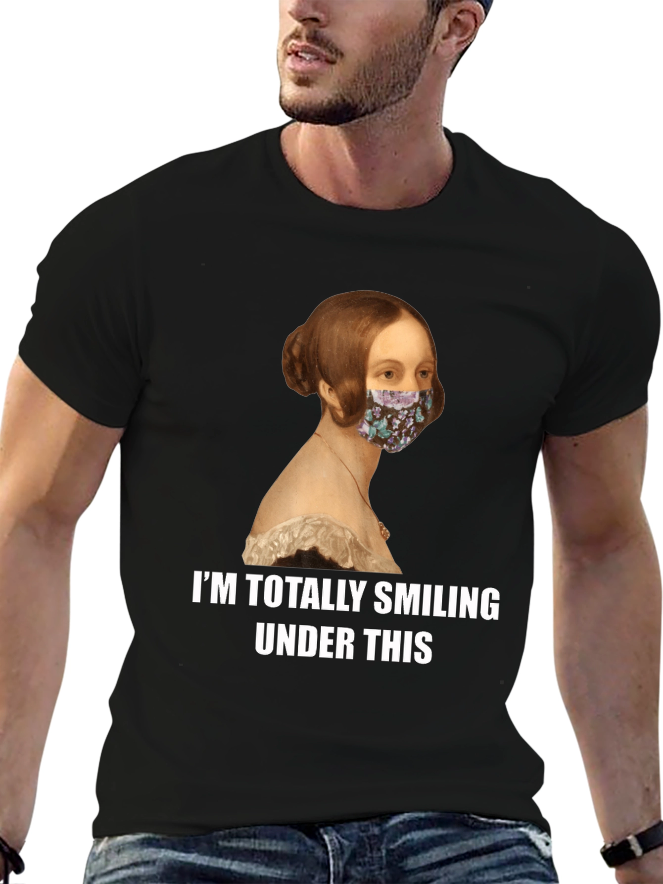 Humorous Face Mask T-Shirt