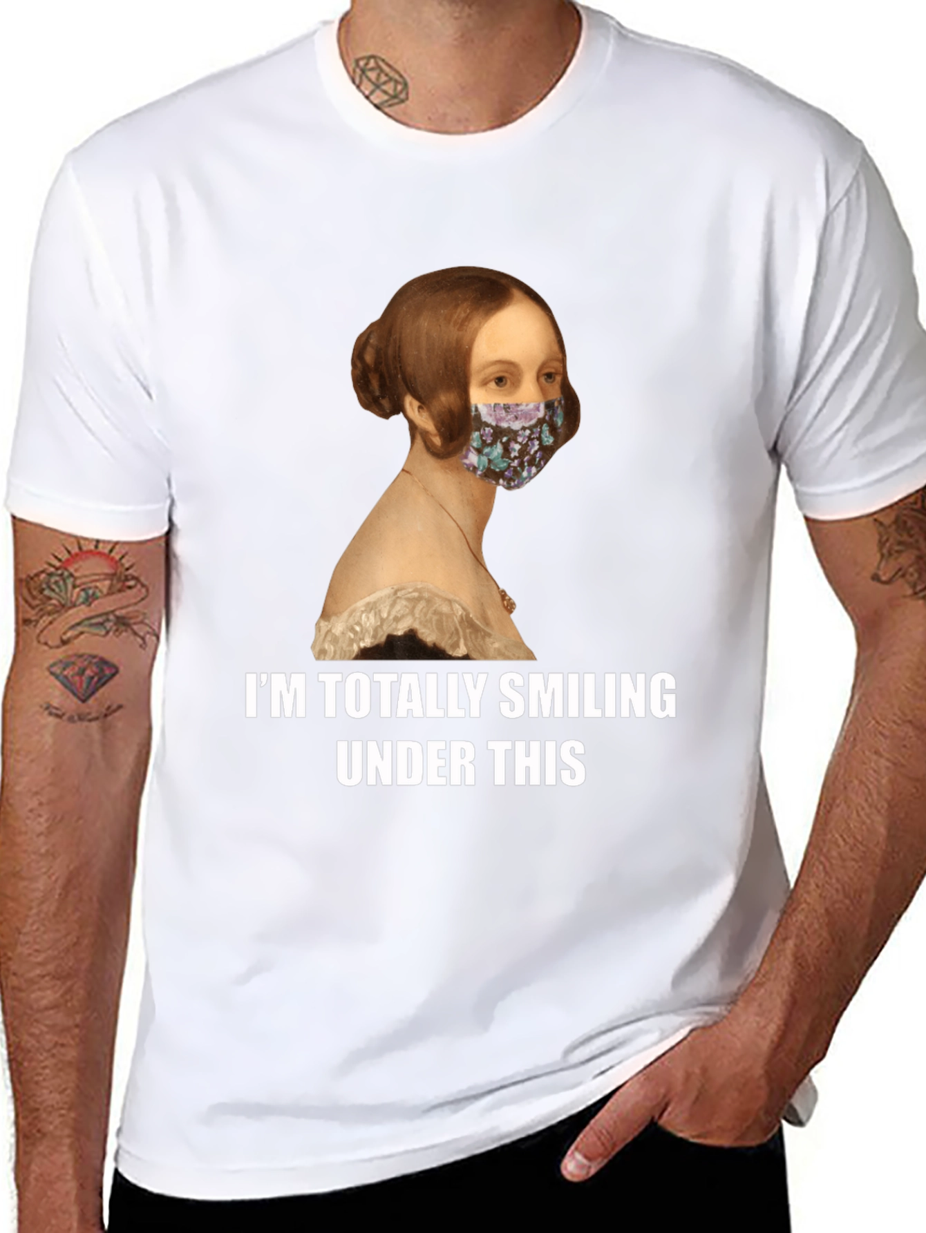 Humorous Face Mask T-Shirt