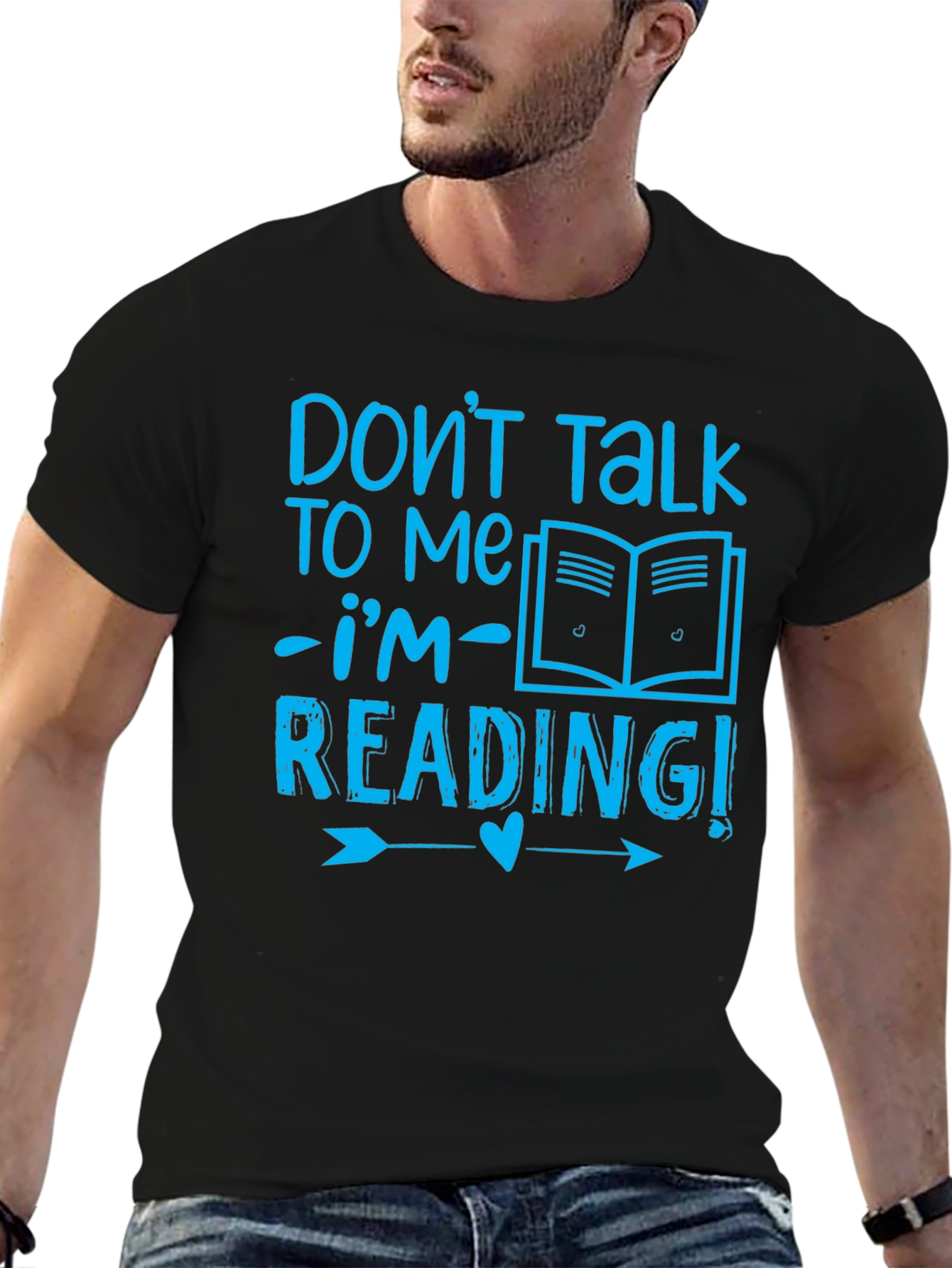 Dont Talk To Me Im Reading Black T-Shirt
