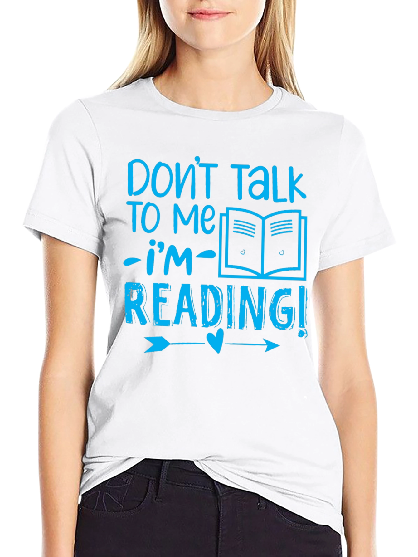 Dont Talk To Me Im Reading Black T-Shirt