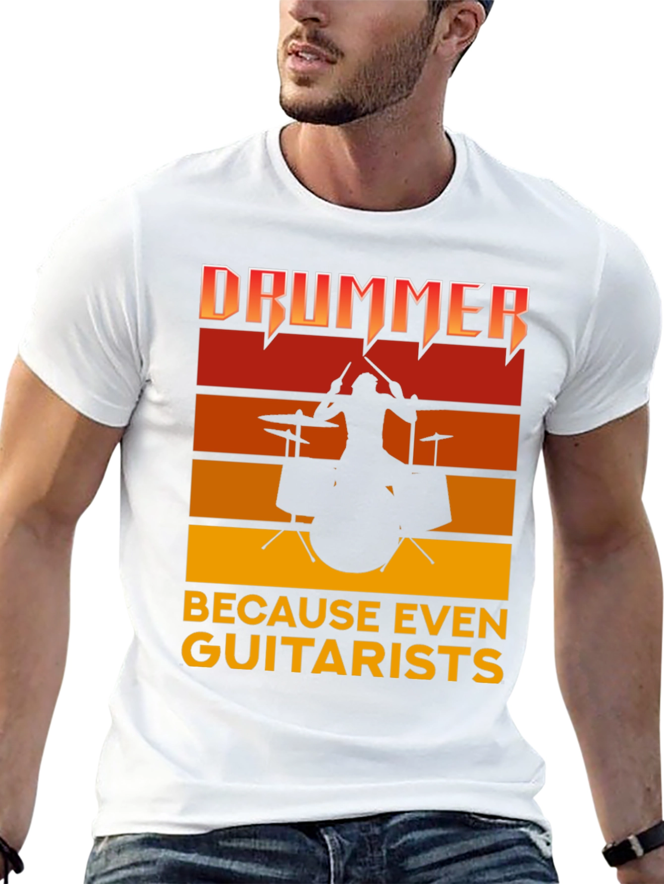 Drummer Because Even Guitarists Funny Band T-Shirt