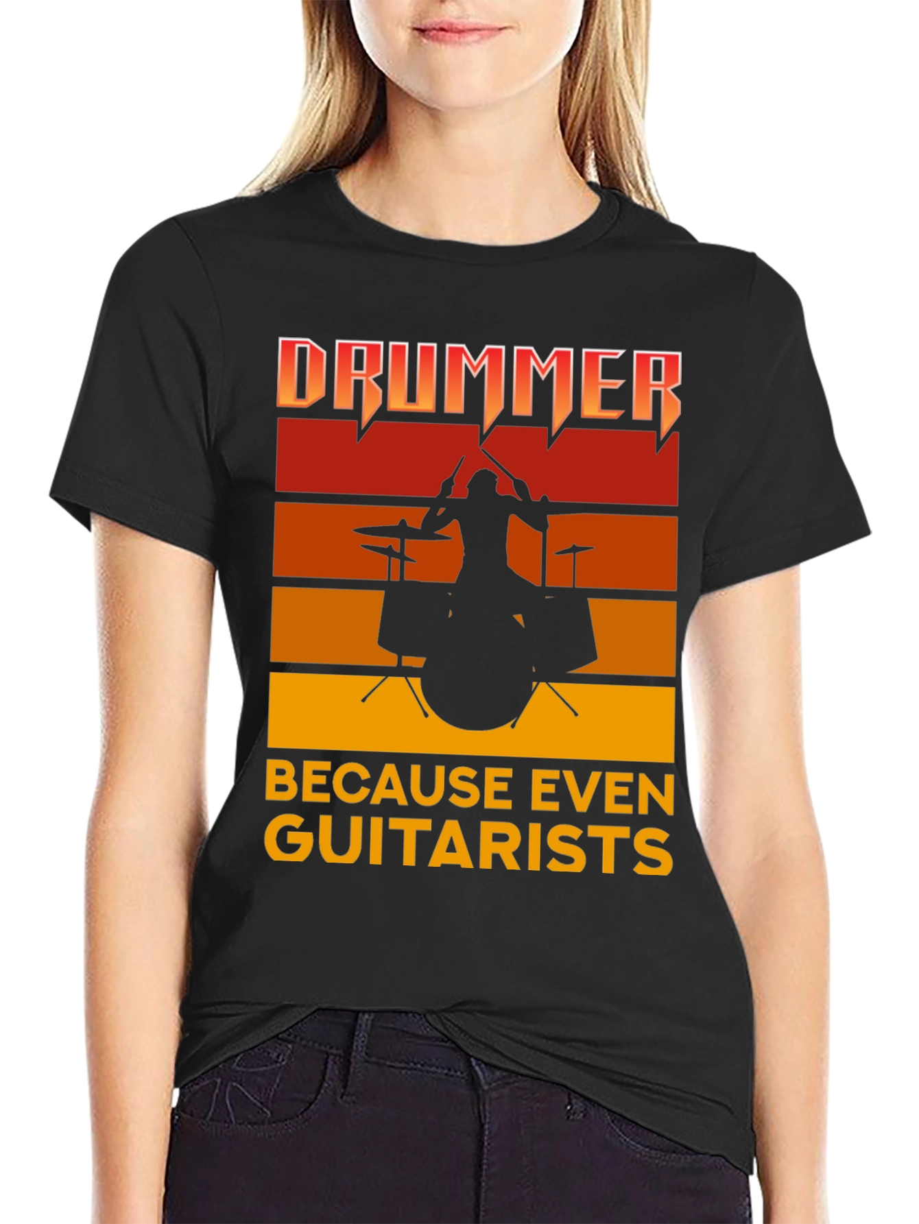 Drummer Because Even Guitarists Funny Band T-Shirt