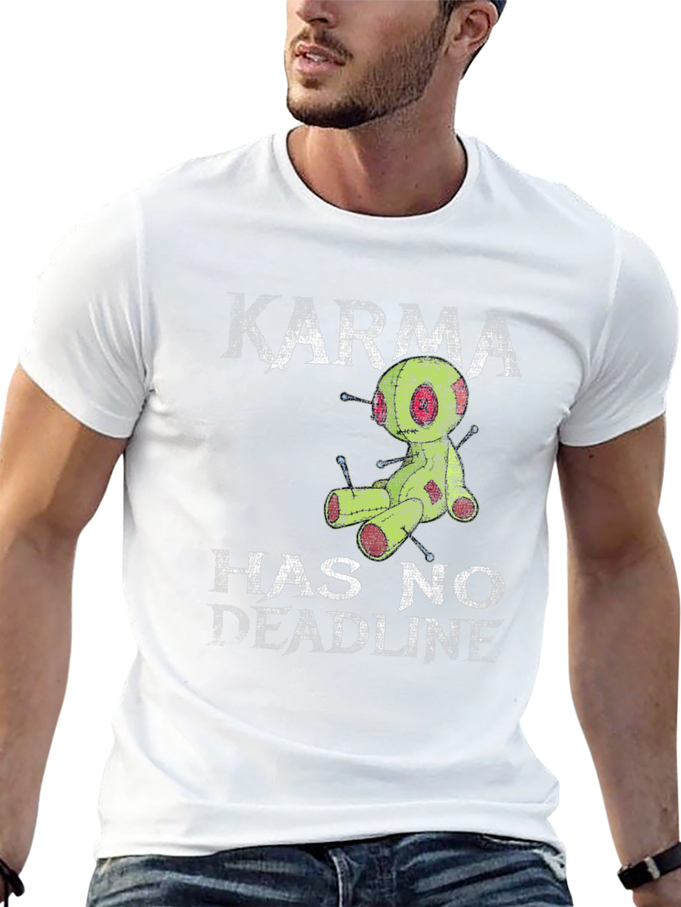 Karma Has No Deadline T-Shirt - Voodoo Doll