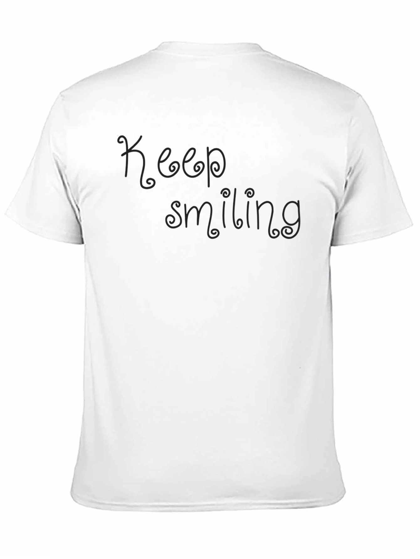 Keep Smiling Black T-Shirt