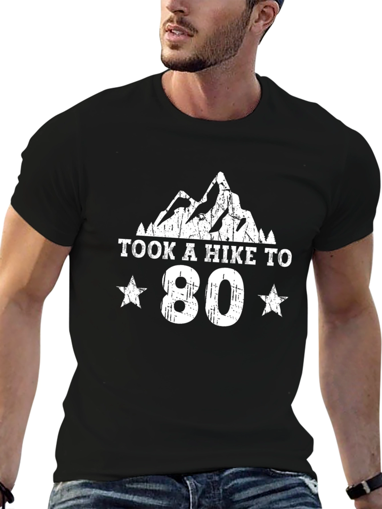 Took A Hike To 80 T-Shirt - Birthday Gift