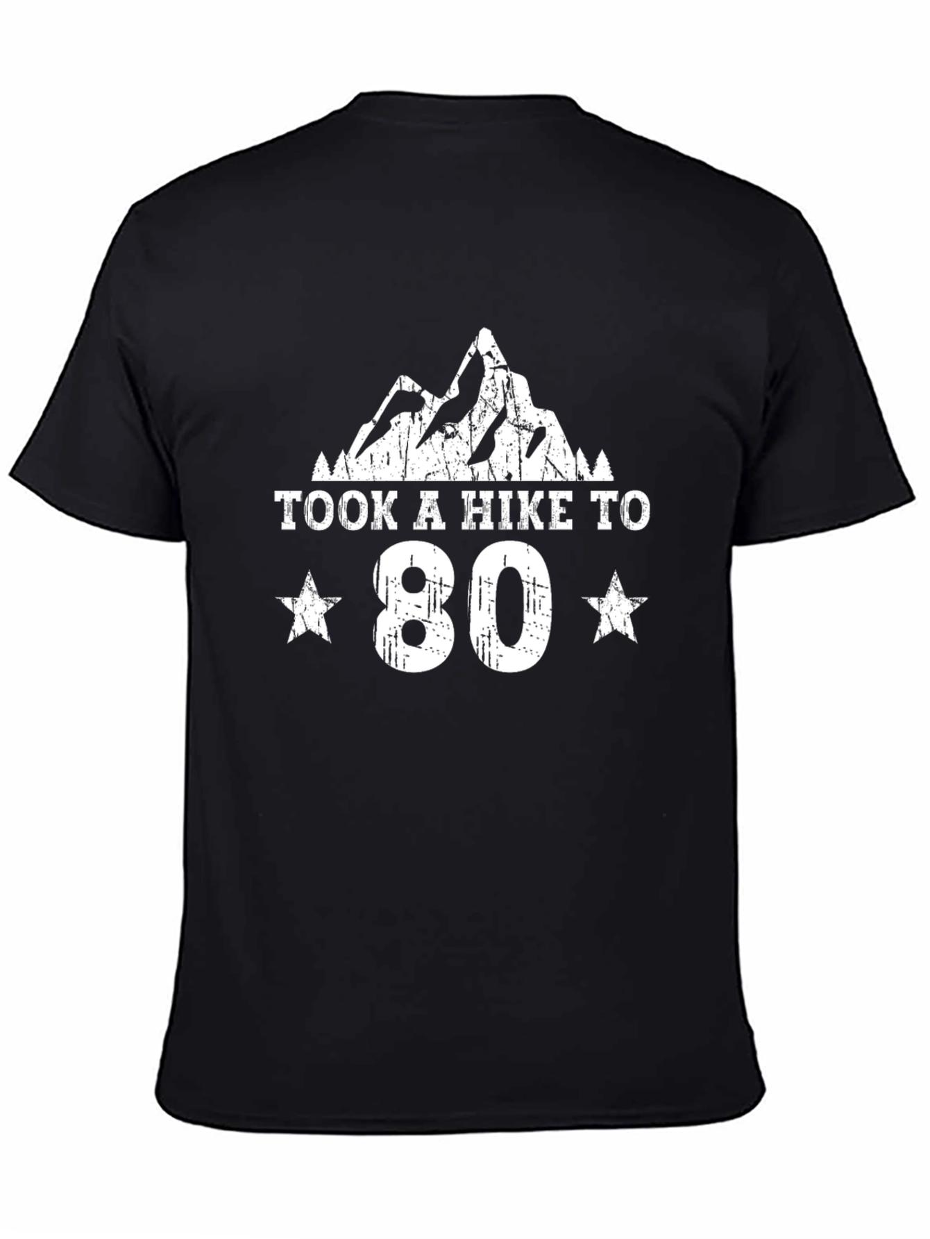 Took A Hike To 80 T-Shirt - Birthday Gift