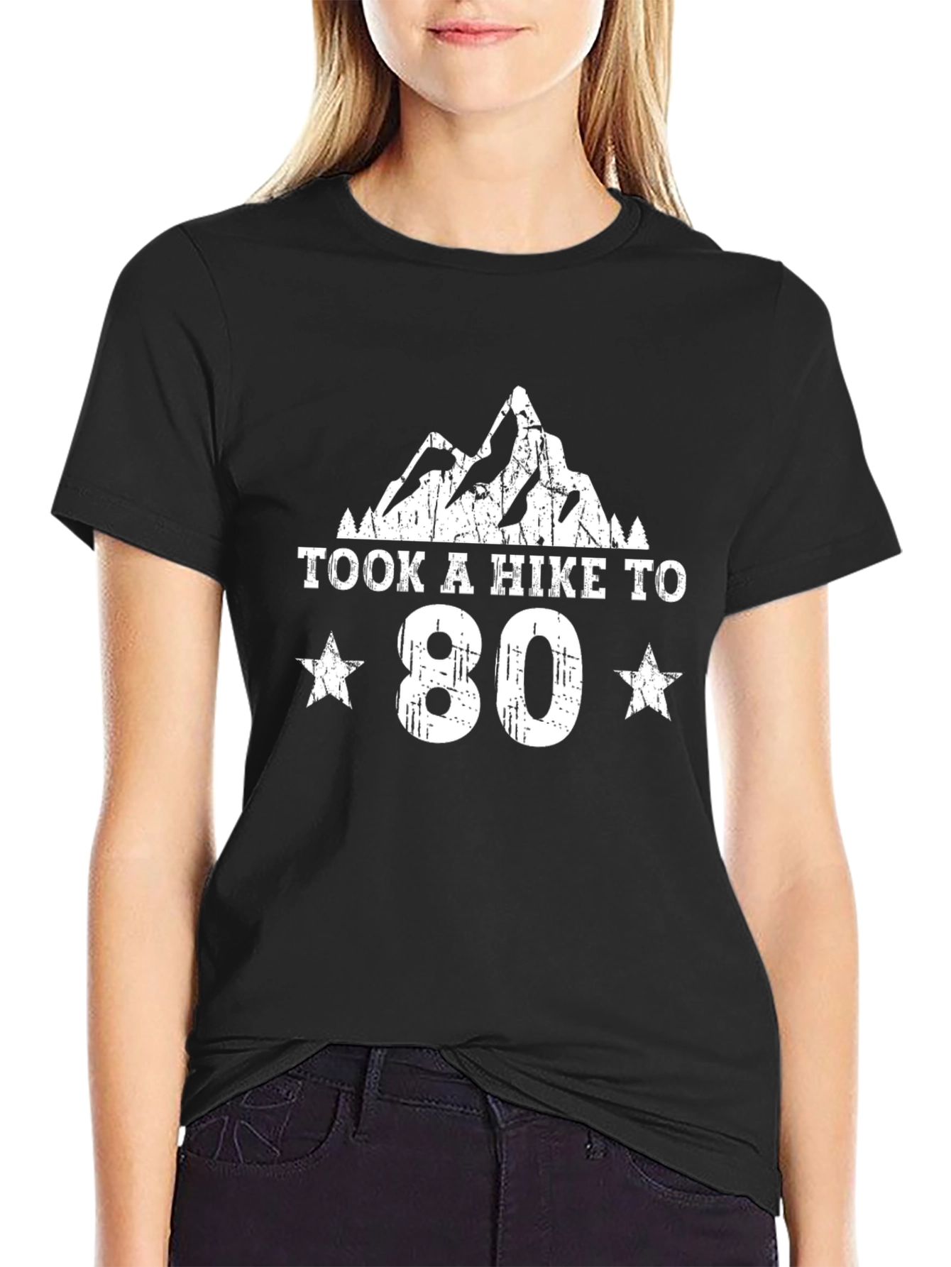 Took A Hike To 80 T-Shirt - Birthday Gift