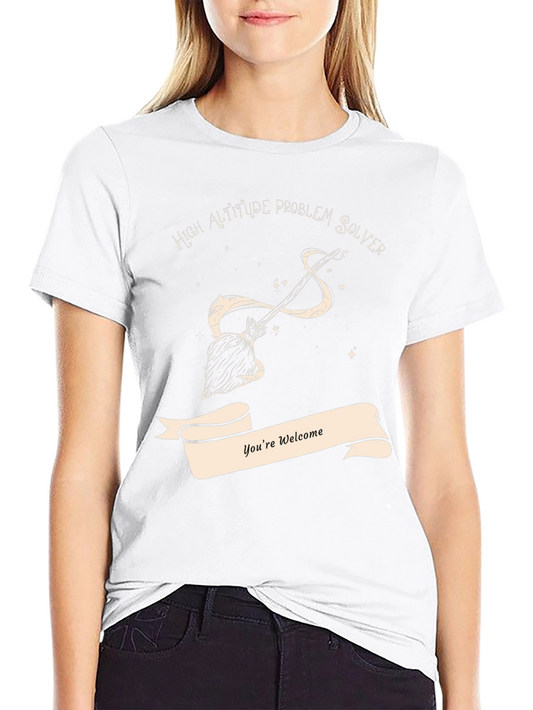 High Altitude Problem Solver Black T-Shirt