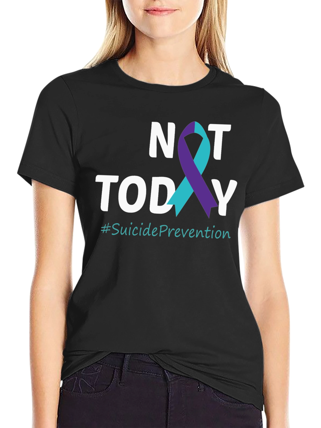 Not Today Suicide Prevention Awareness T-Shirt