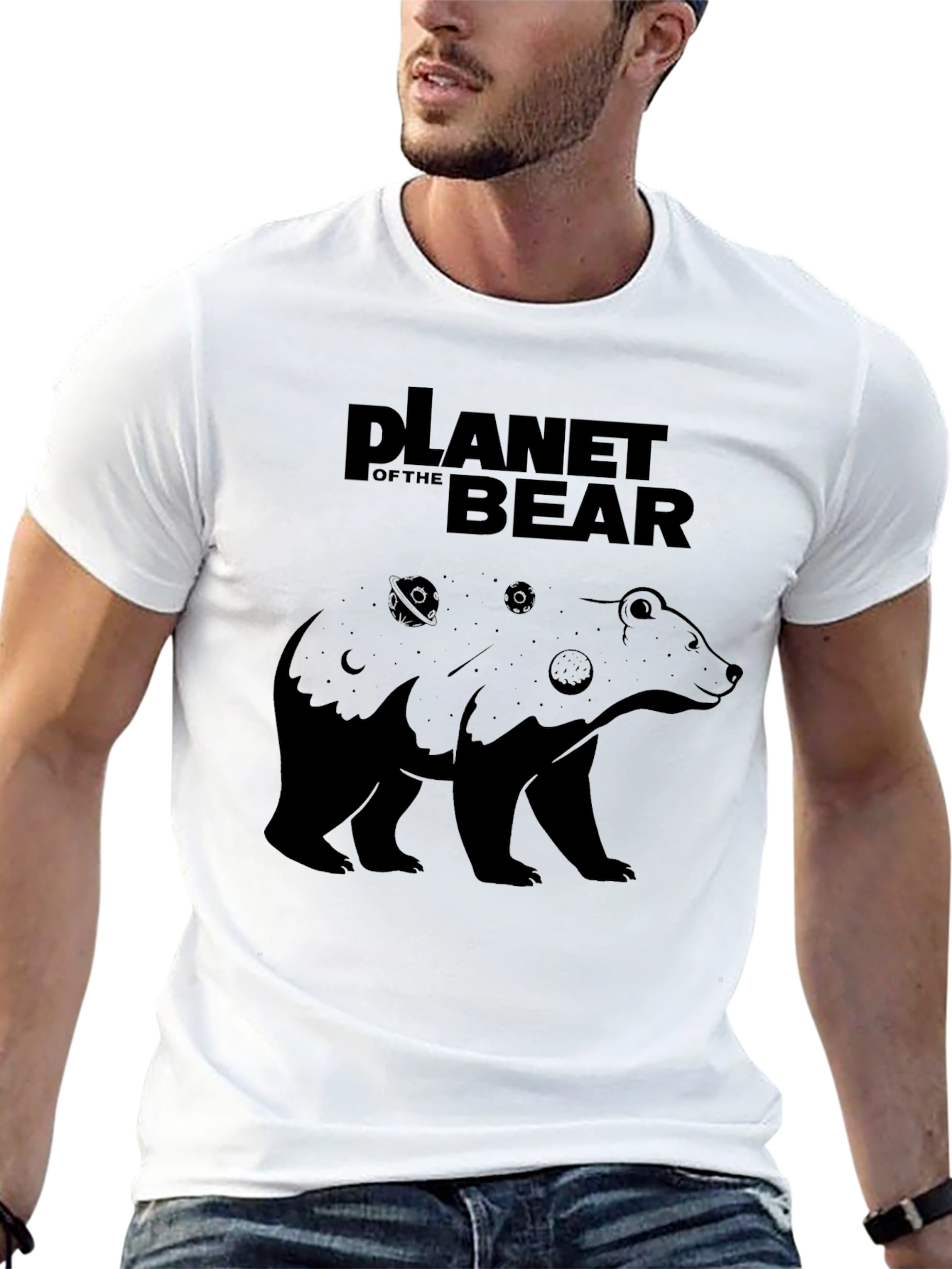 Planet of the Bear Graphic T-Shirt