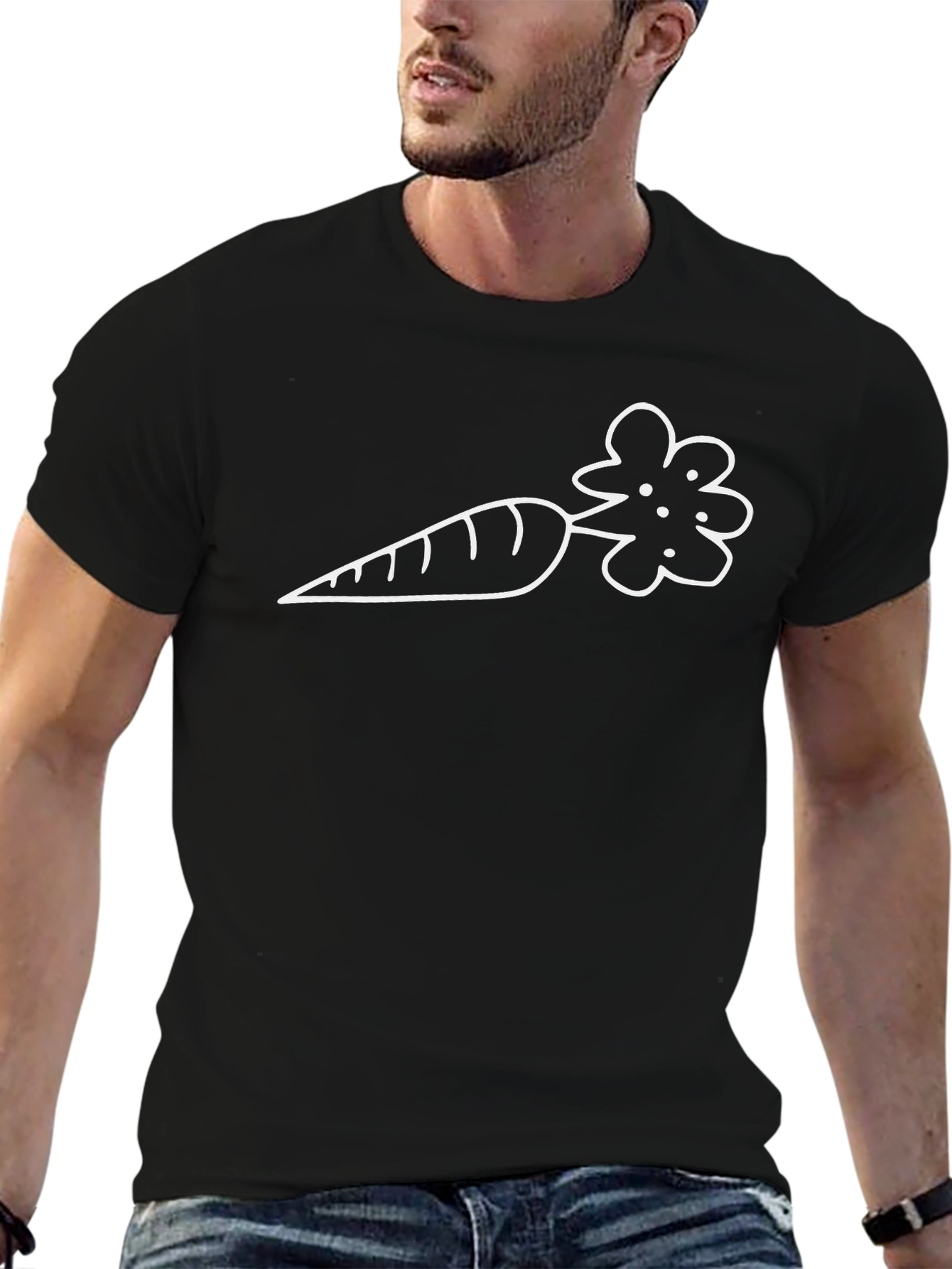 Carrot Graphic Tee - Funny Vegan T-Shirt