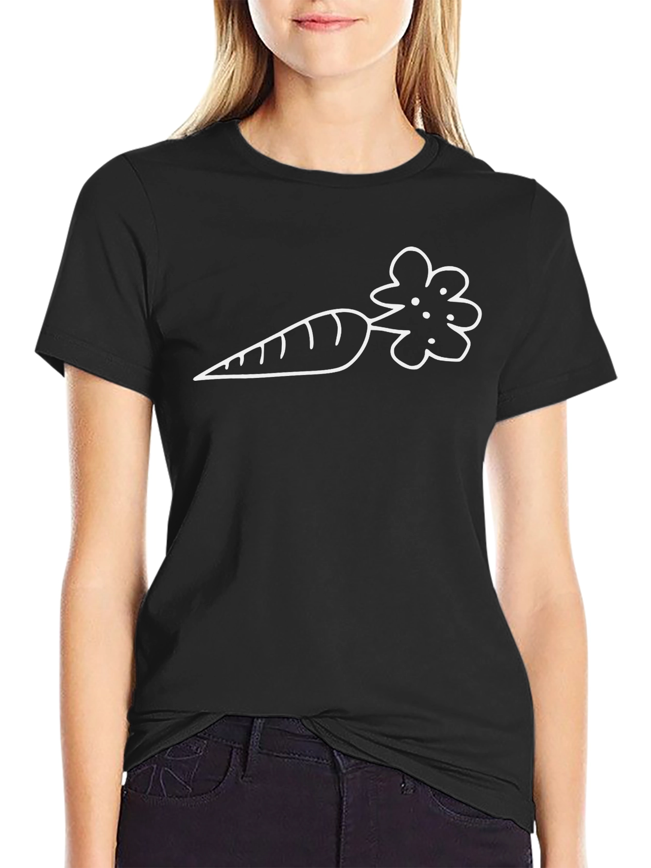Carrot Graphic Tee - Funny Vegan T-Shirt