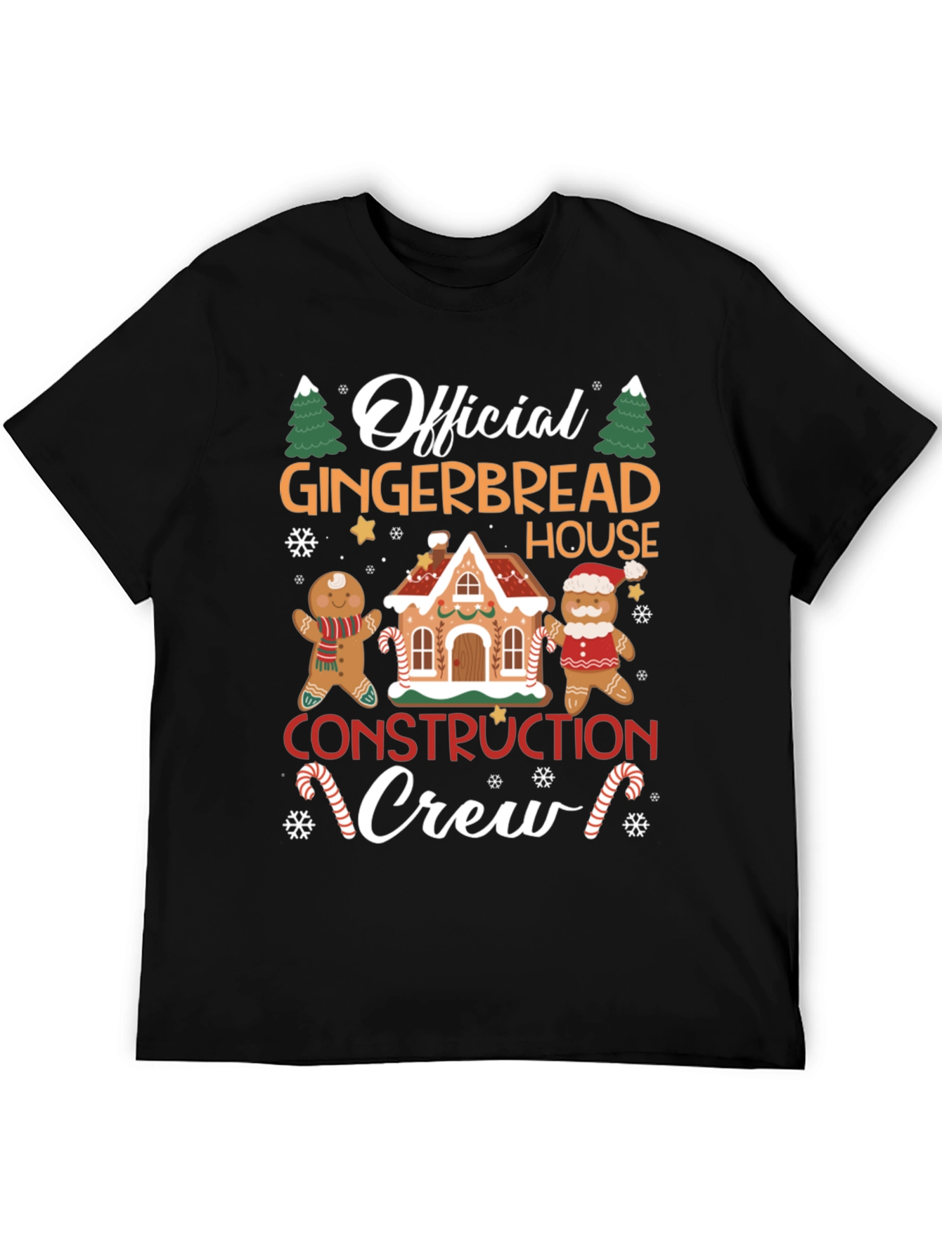 Gingerbread House Crew T-Shirt - Holiday Fun!