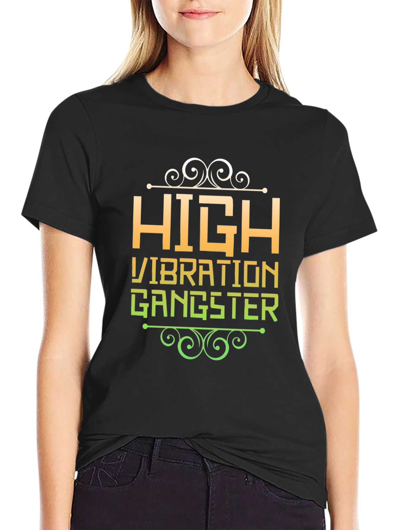 High Vibration Gangster Graphic Tee