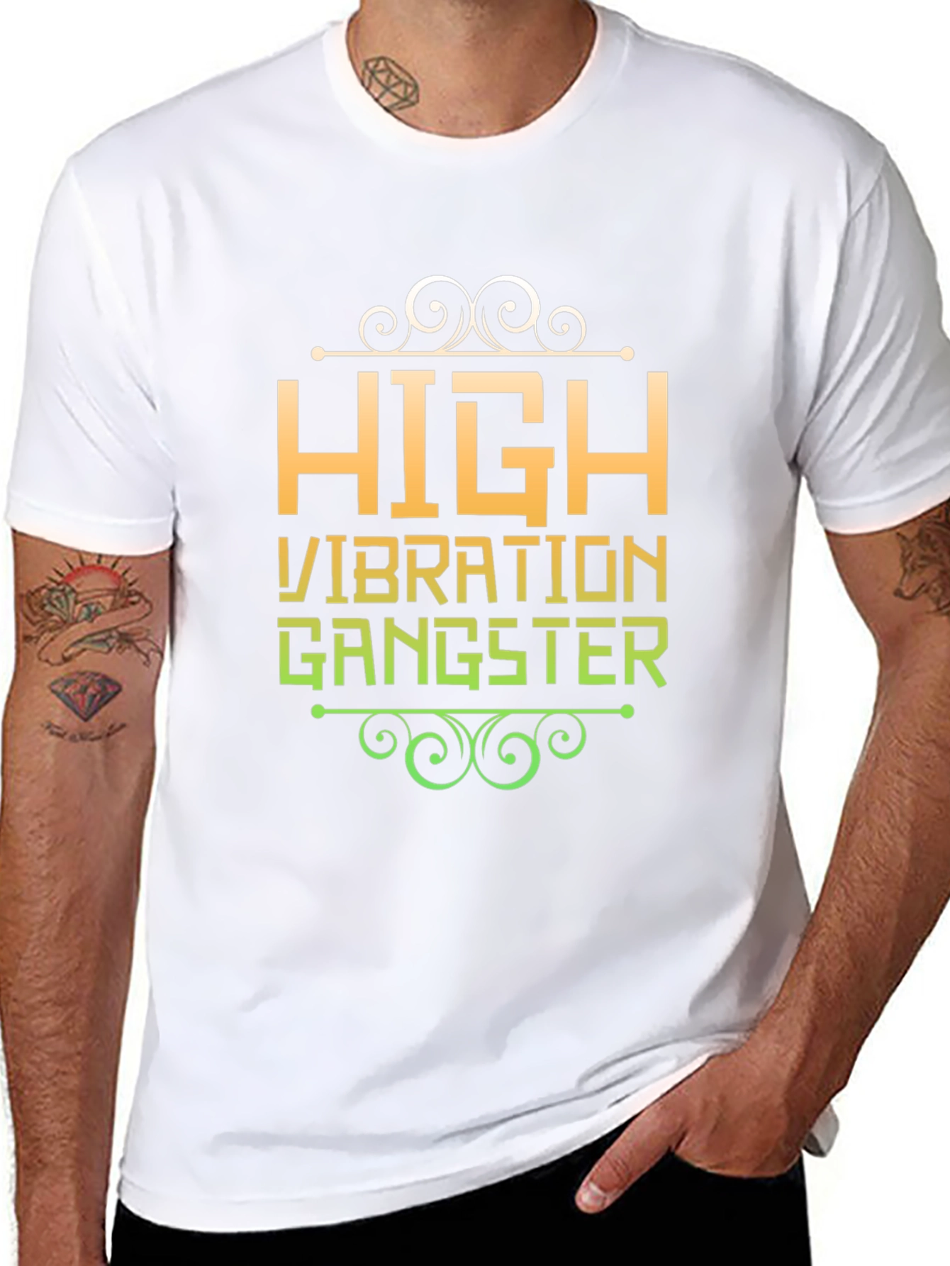 High Vibration Gangster Graphic Tee