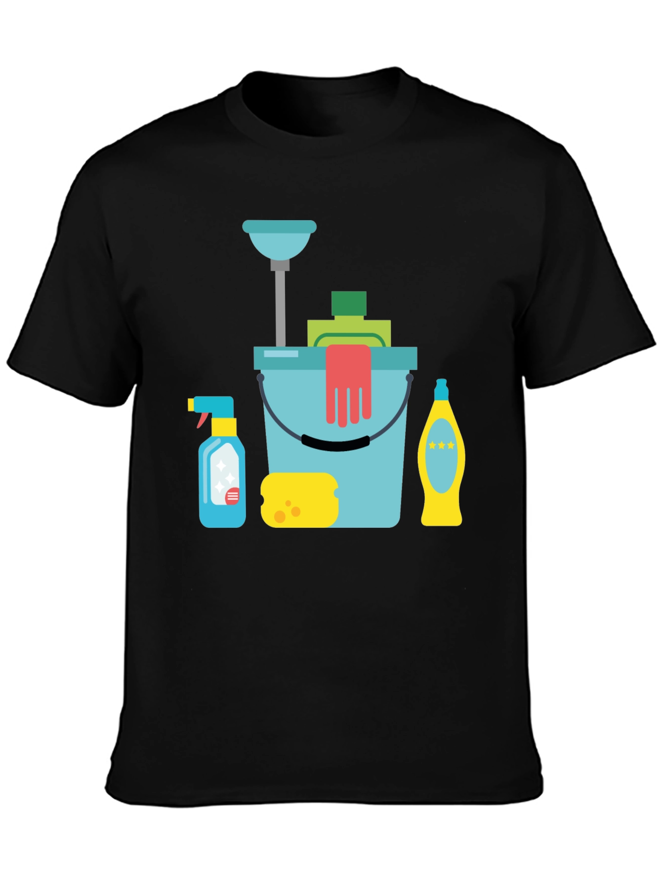 Cleaning Supplies Graphic T-Shirt