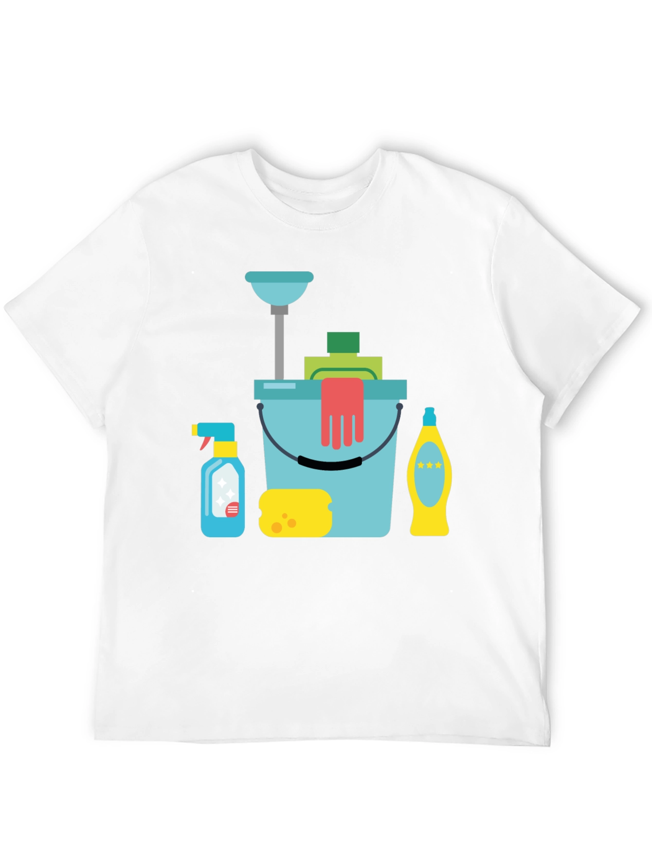 Cleaning Supplies Graphic T-Shirt