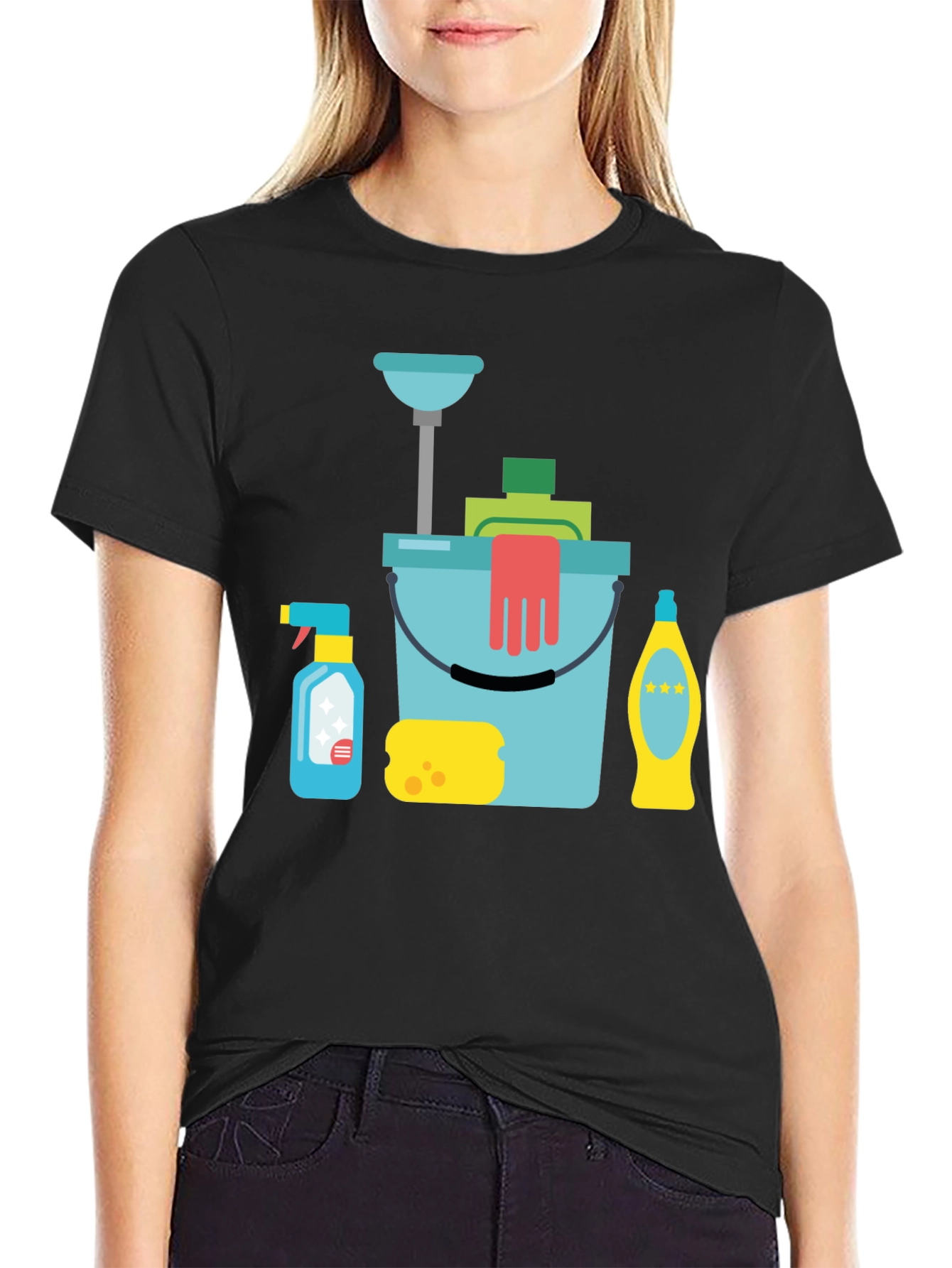 Cleaning Supplies Graphic T-Shirt