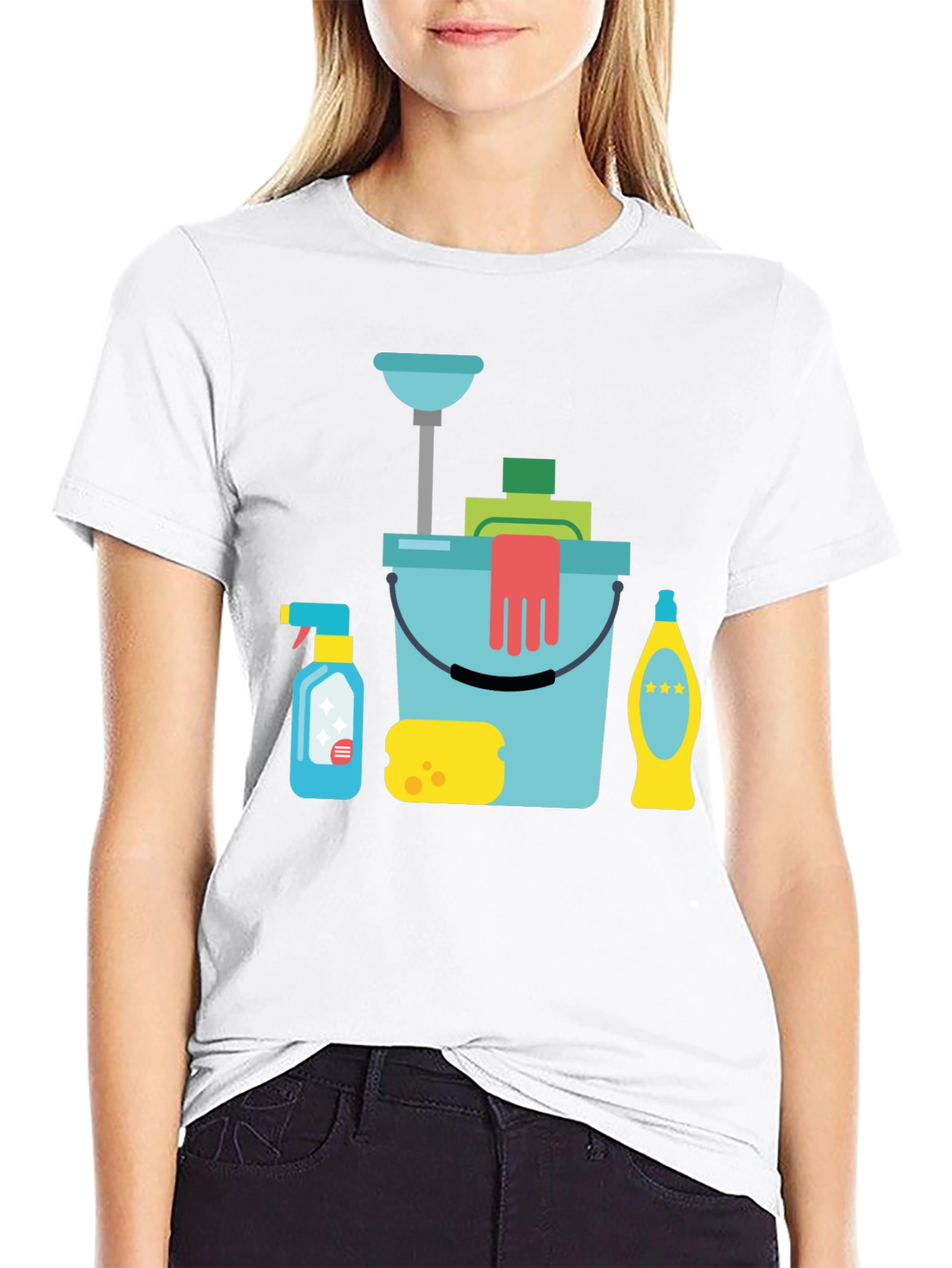 Cleaning Supplies Graphic T-Shirt