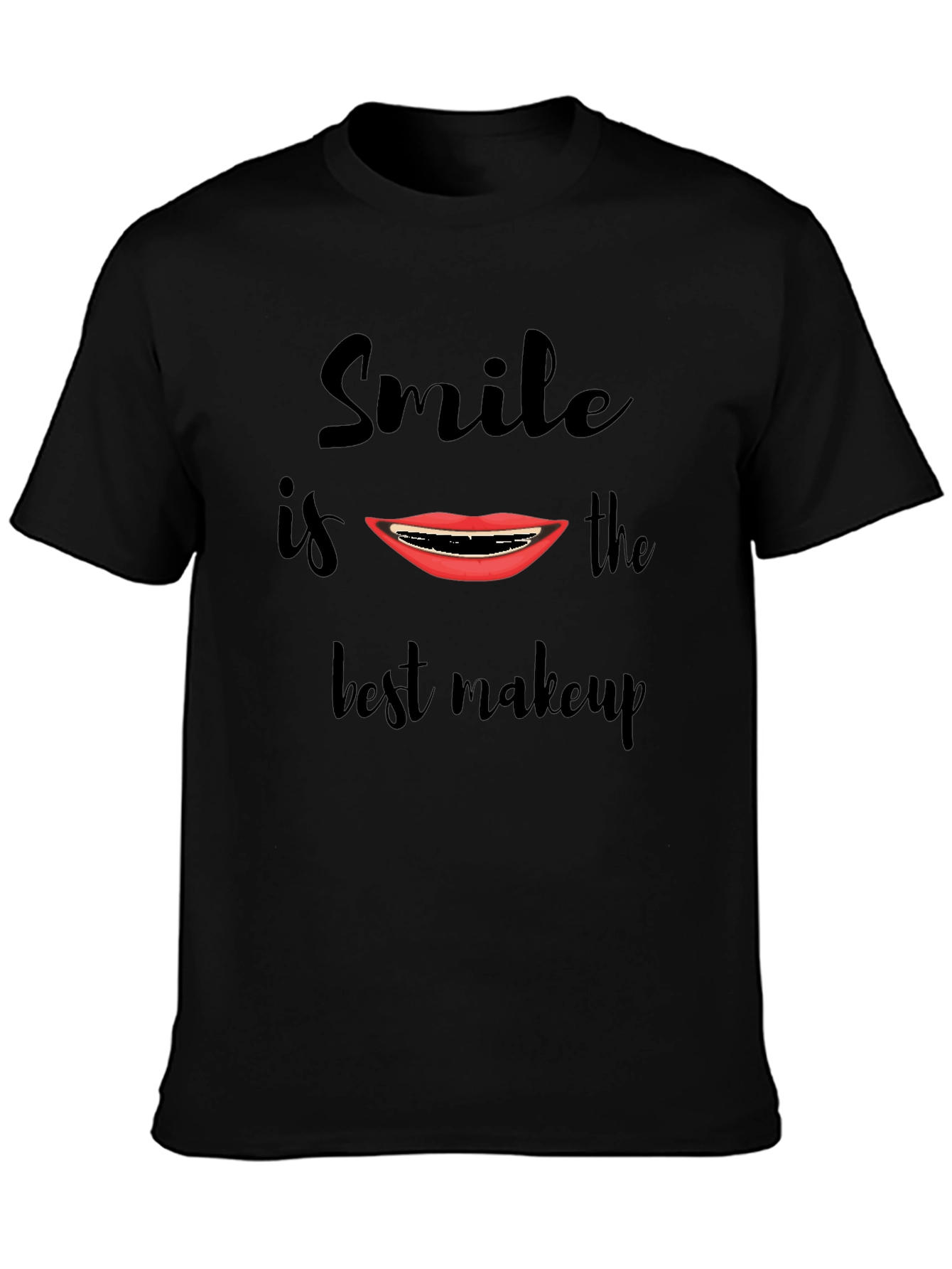 Smile is the Best Makeup T-Shirt