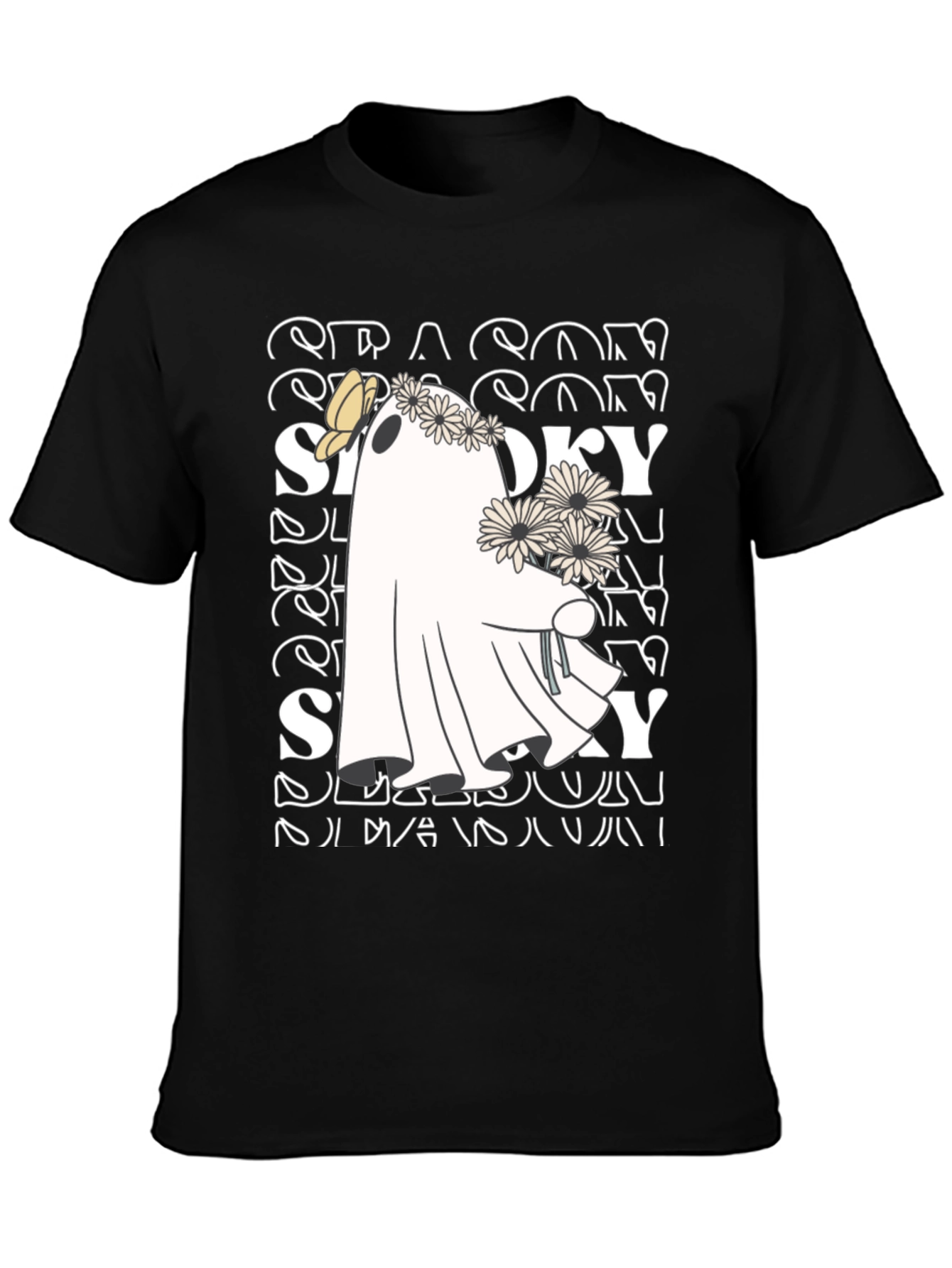 Spooky Season Ghost Graphic Tee