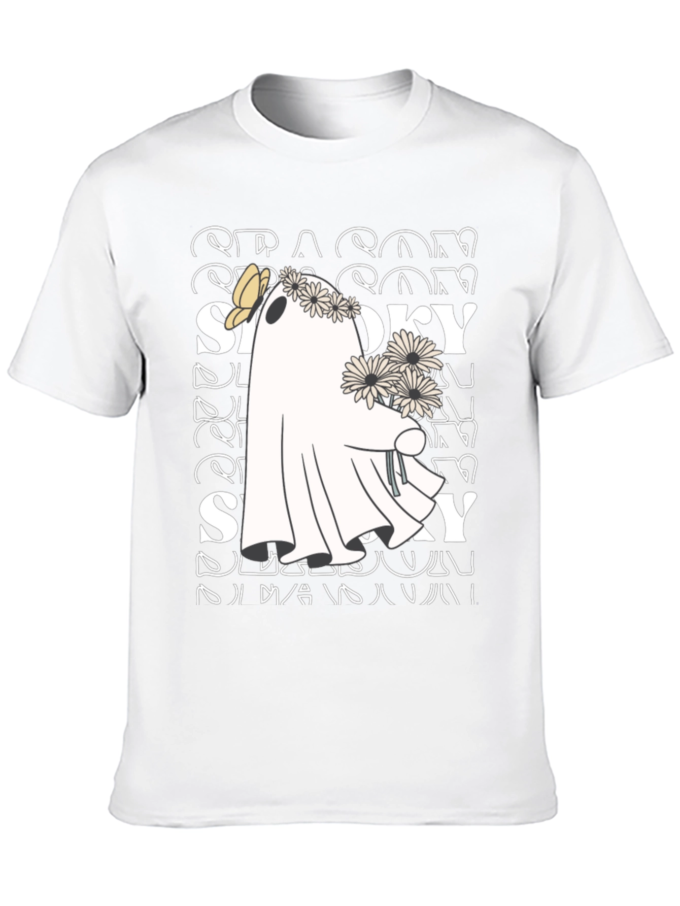 Spooky Season Ghost Graphic Tee
