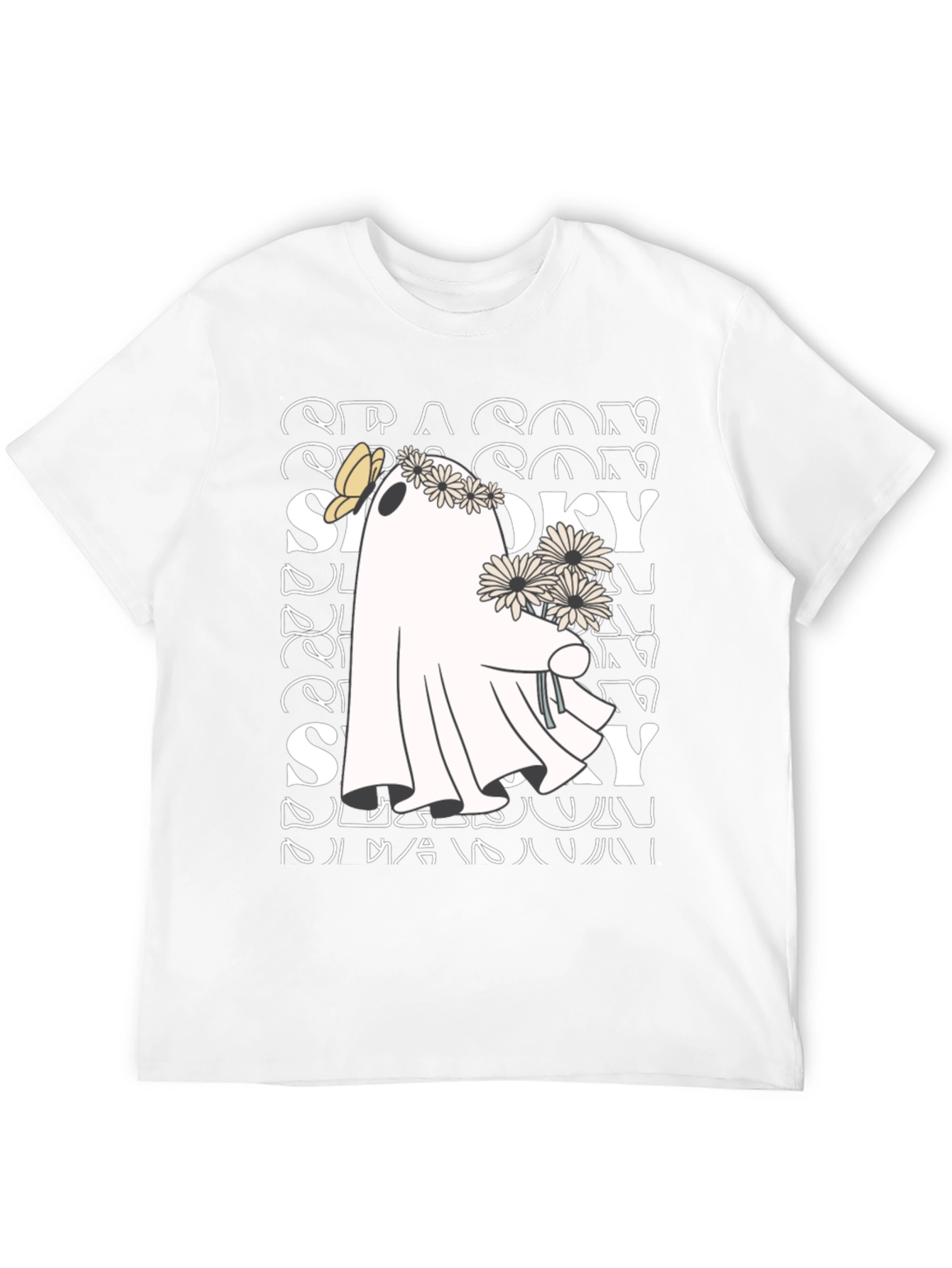 Spooky Season Ghost Graphic Tee
