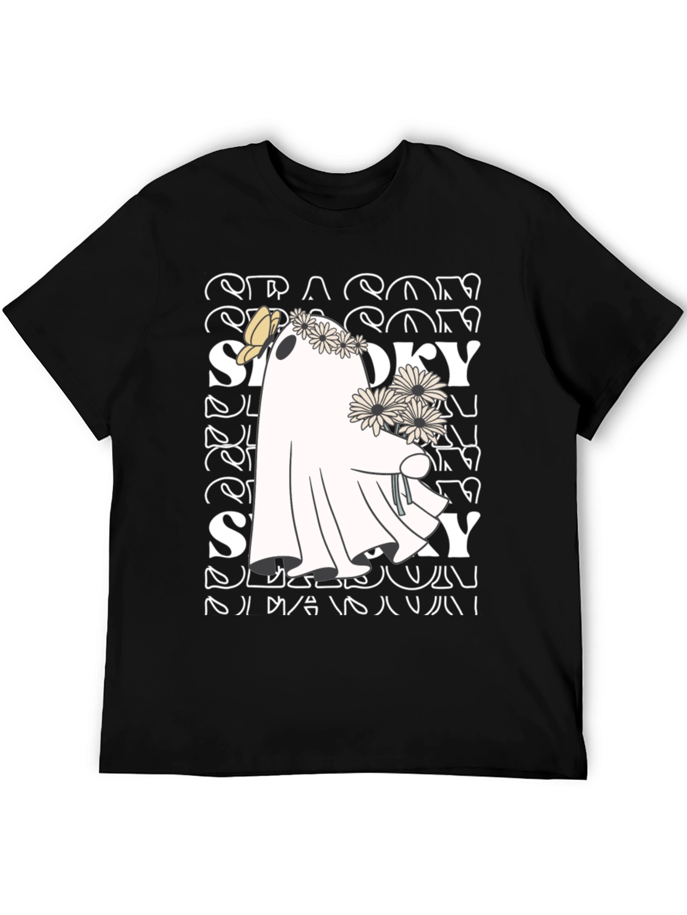 Spooky Season Ghost Graphic Tee