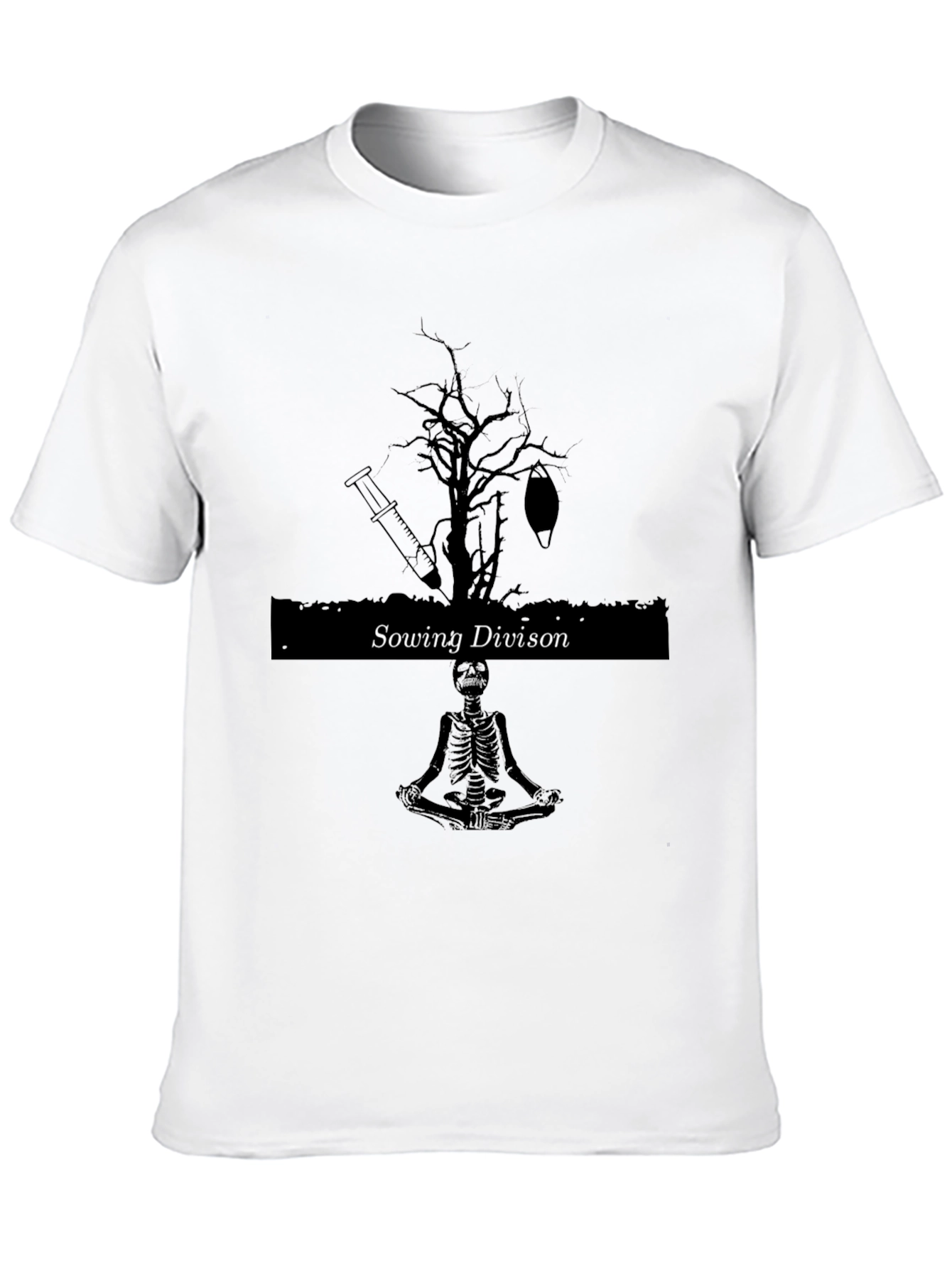 Sowing Divison Graphic Tee - Dark Humor