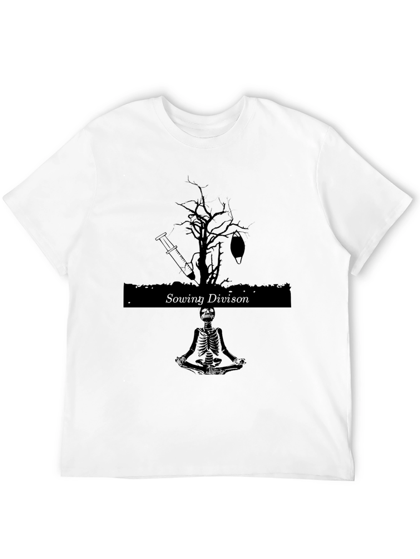 Sowing Divison Graphic Tee - Dark Humor