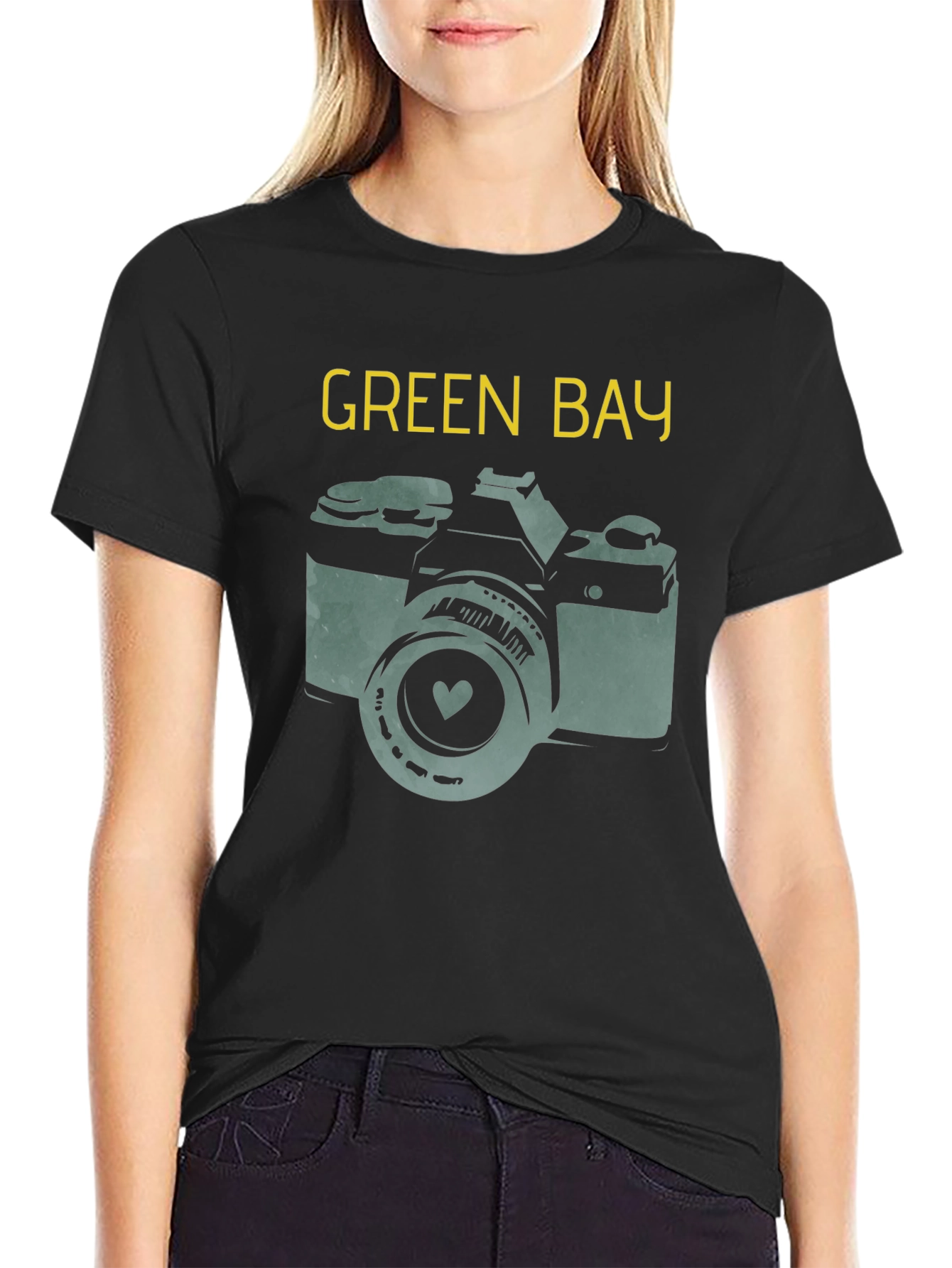 Green Bay Camera T-Shirt
