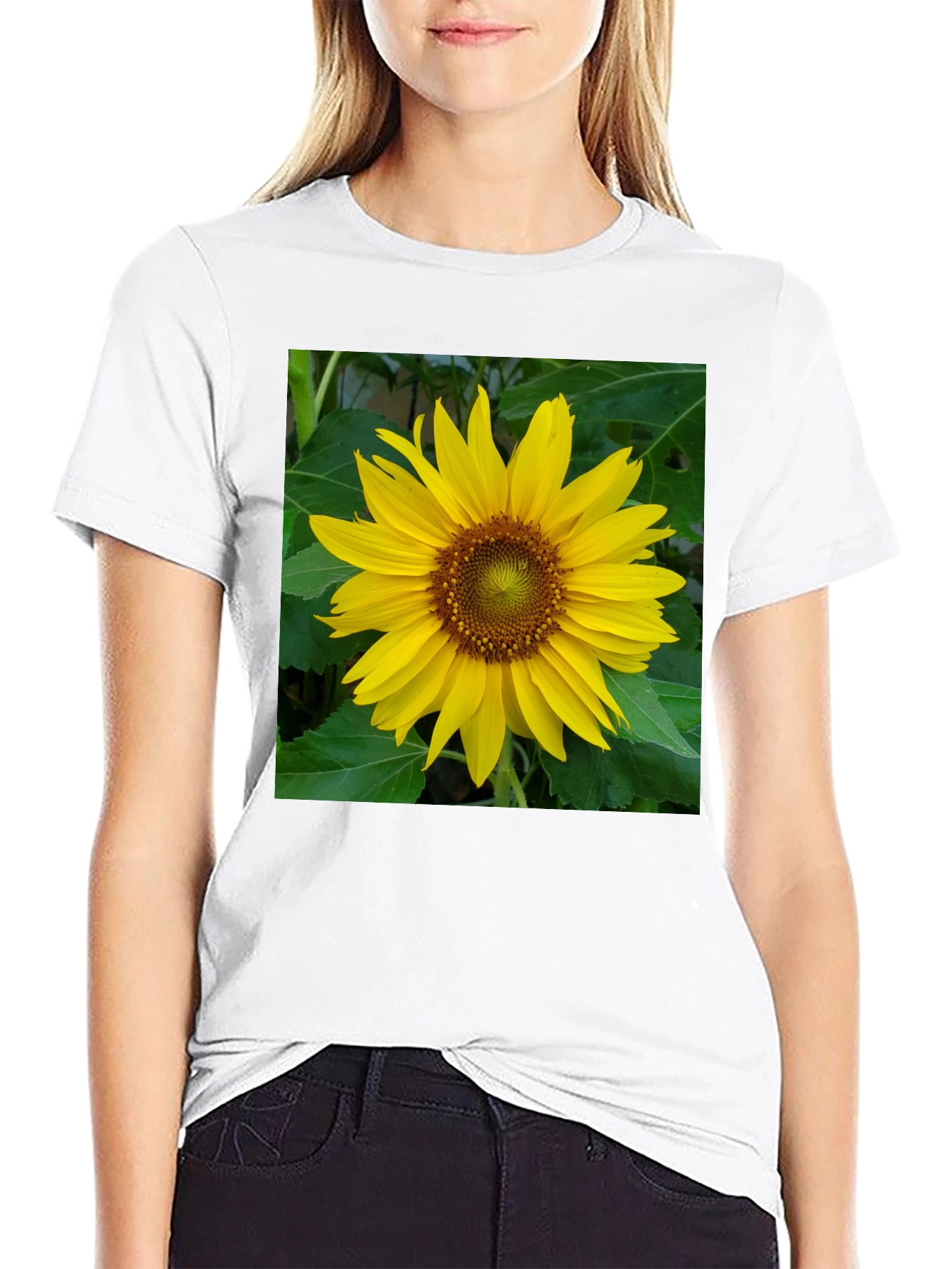 Sunflower Graphic Tee - Black Casual Shirt