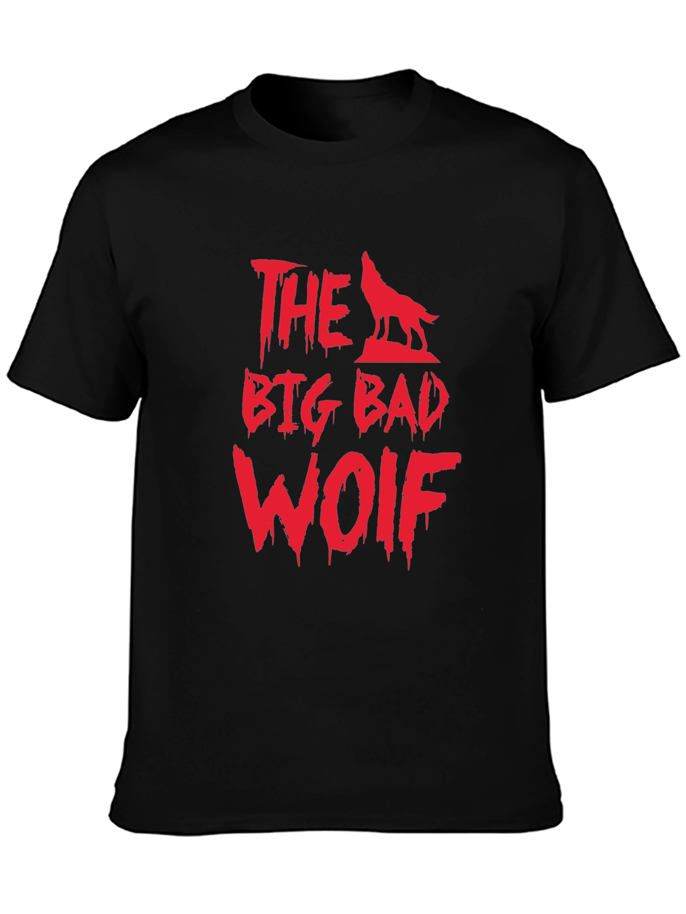 The Big Bad Wolf Graphic Tee - Black T-Shirt