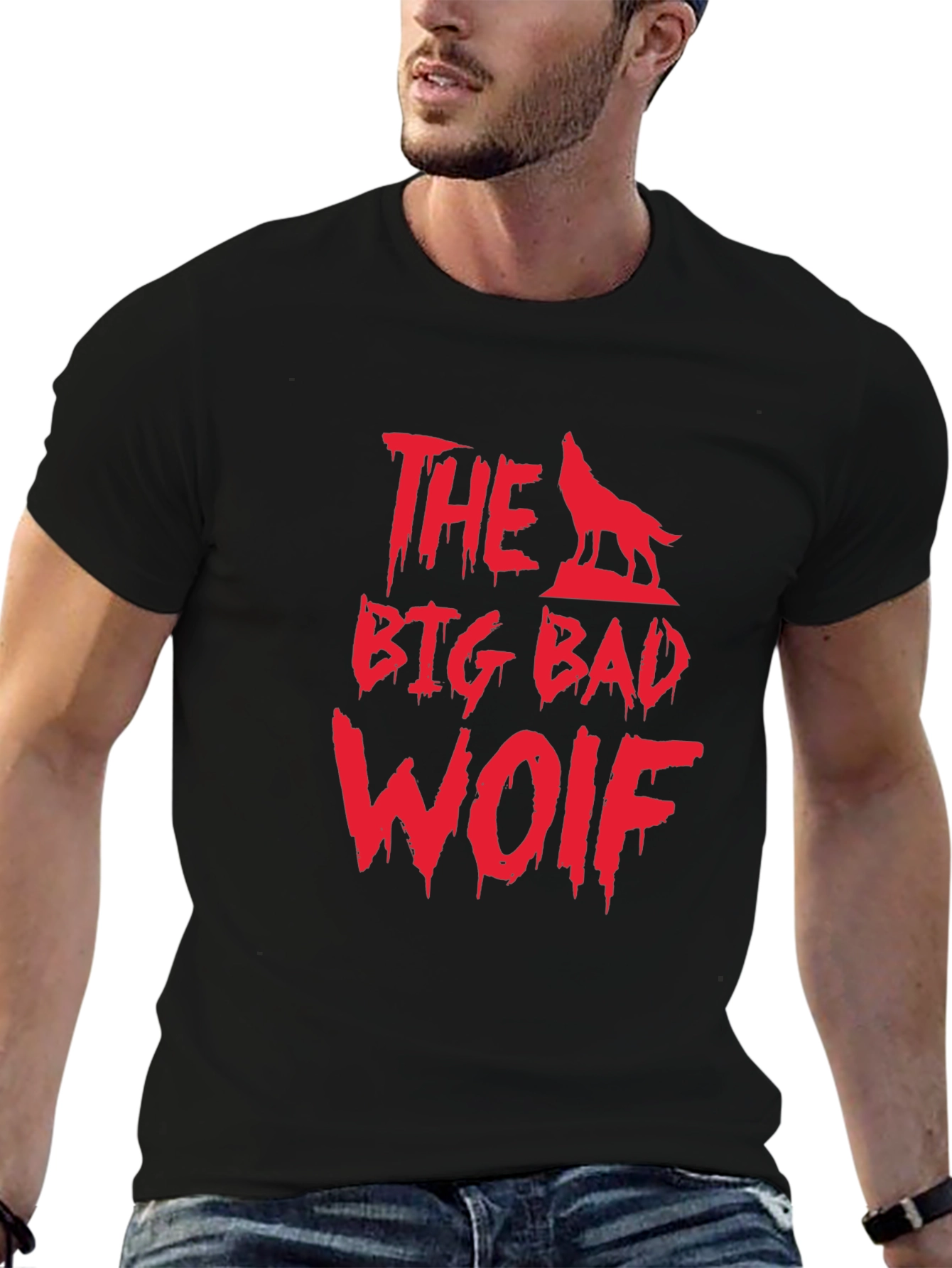 The Big Bad Wolf Graphic Tee - Black T-Shirt