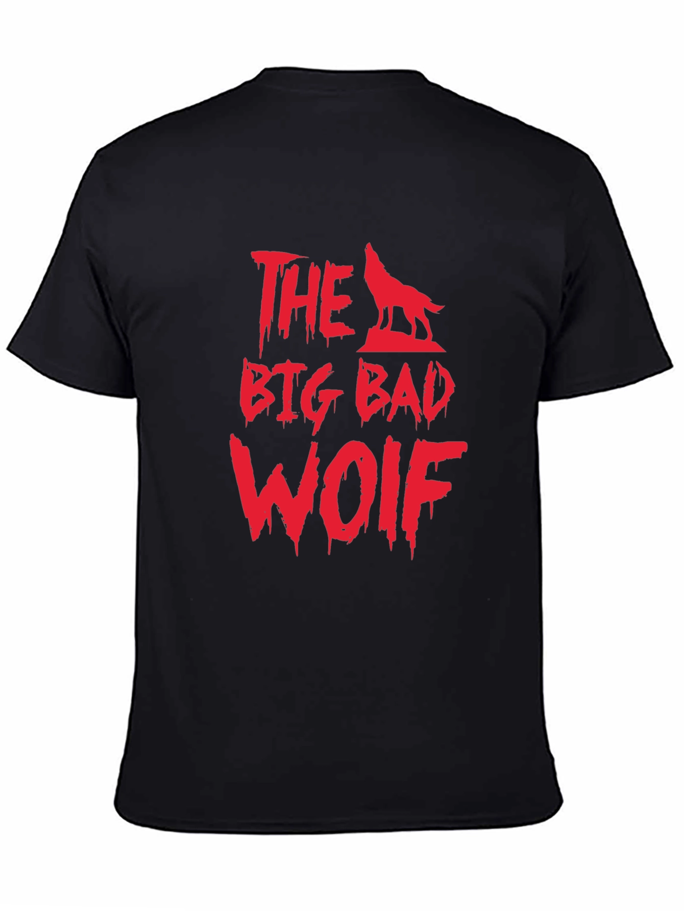 The Big Bad Wolf Graphic Tee - Black T-Shirt