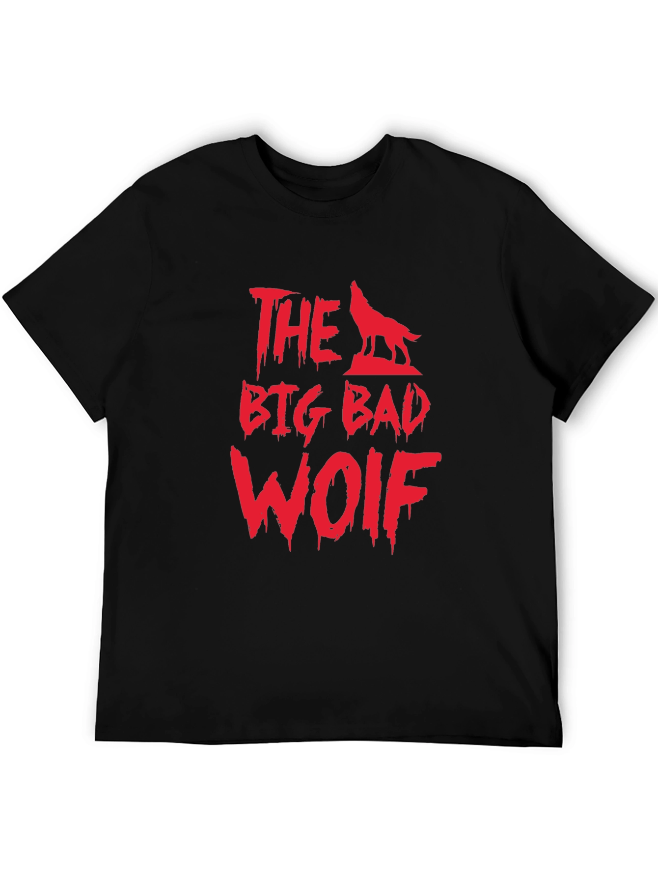 The Big Bad Wolf Graphic Tee - Black T-Shirt