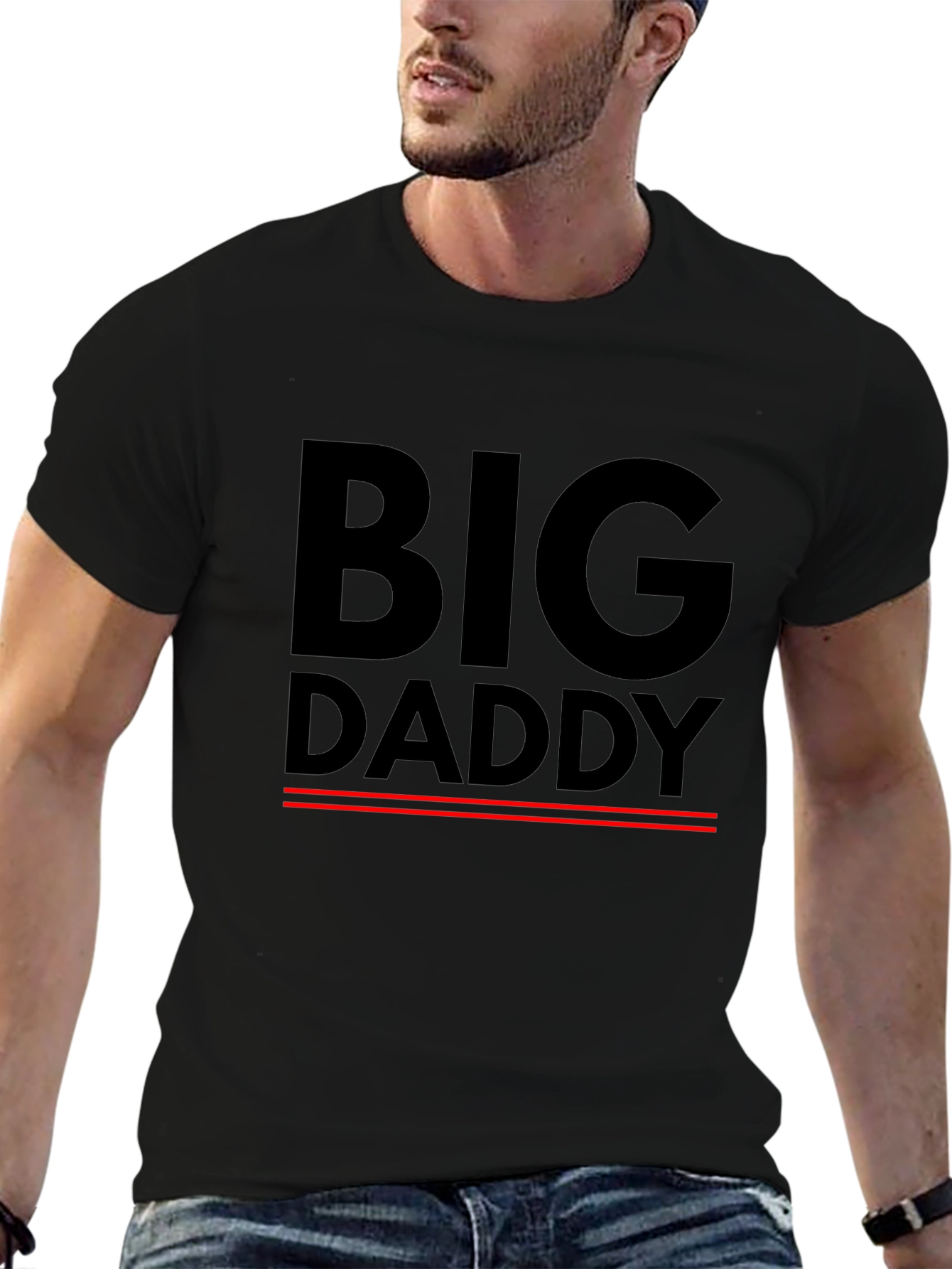 Big Daddy Black T-Shirt for Men
