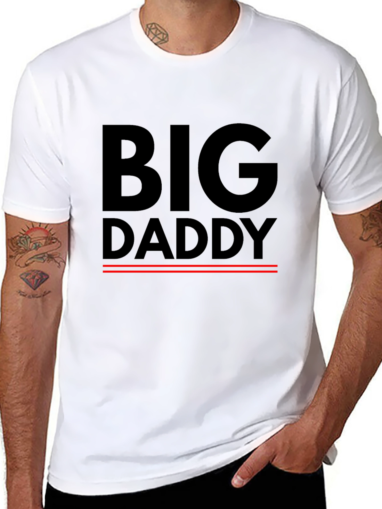 Big Daddy Black T-Shirt for Men