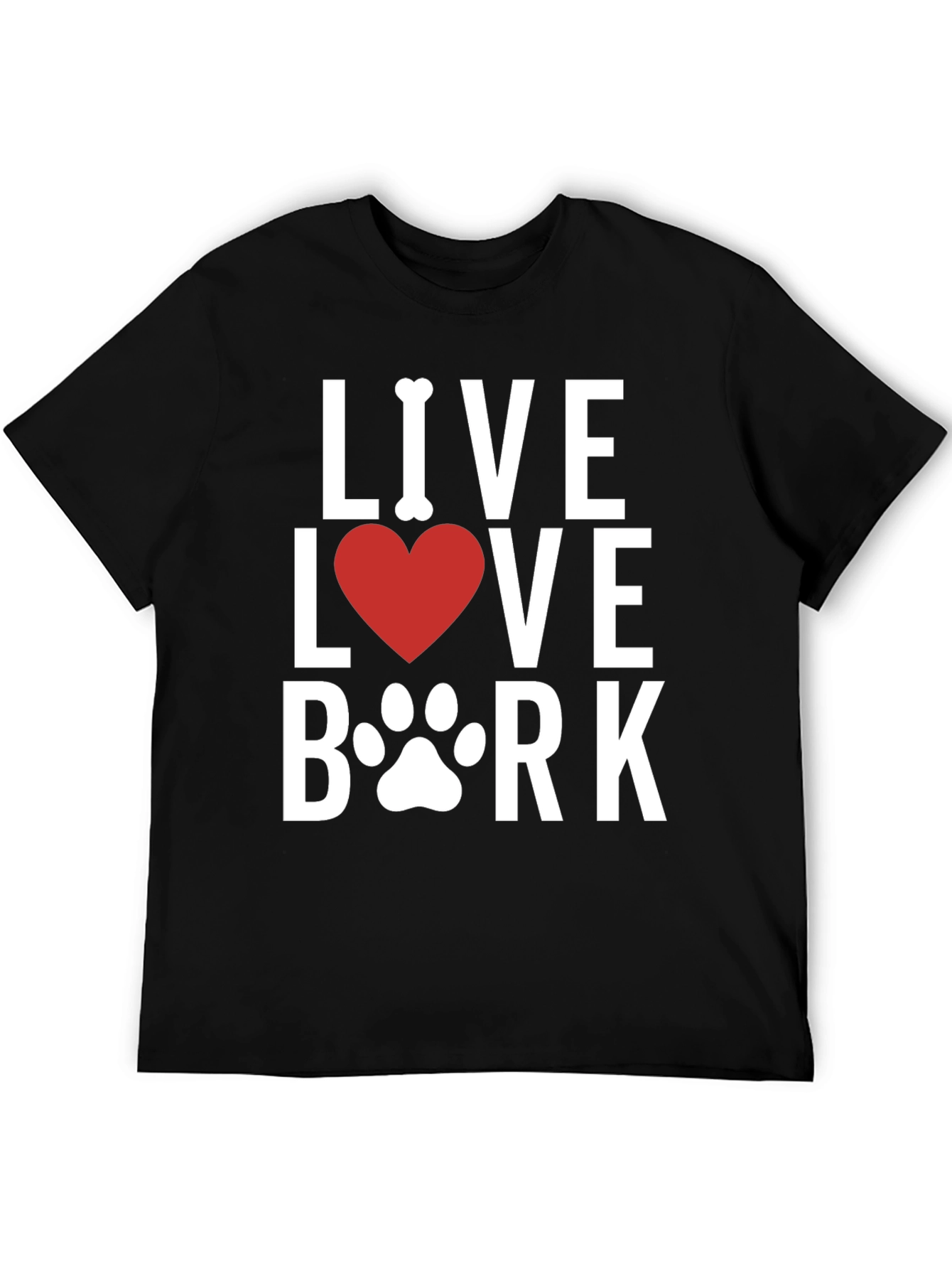 Live Love Bork Dog Lover T-Shirt