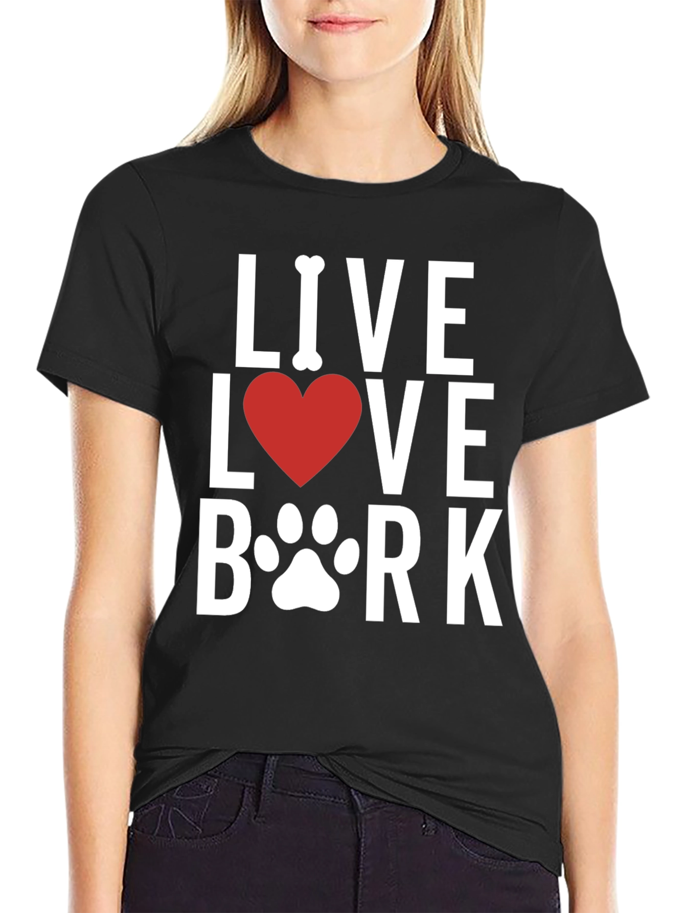 Live Love Bork Dog Lover T-Shirt