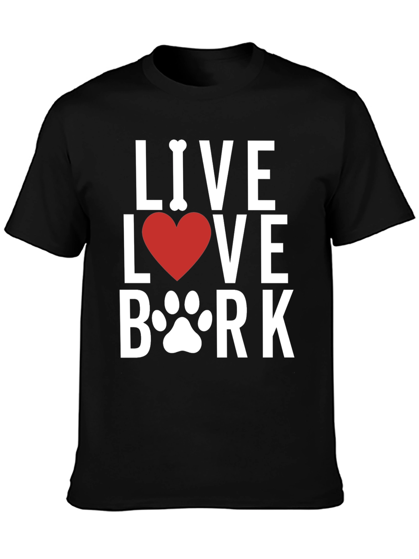 Live Love Bork Dog Lover T-Shirt